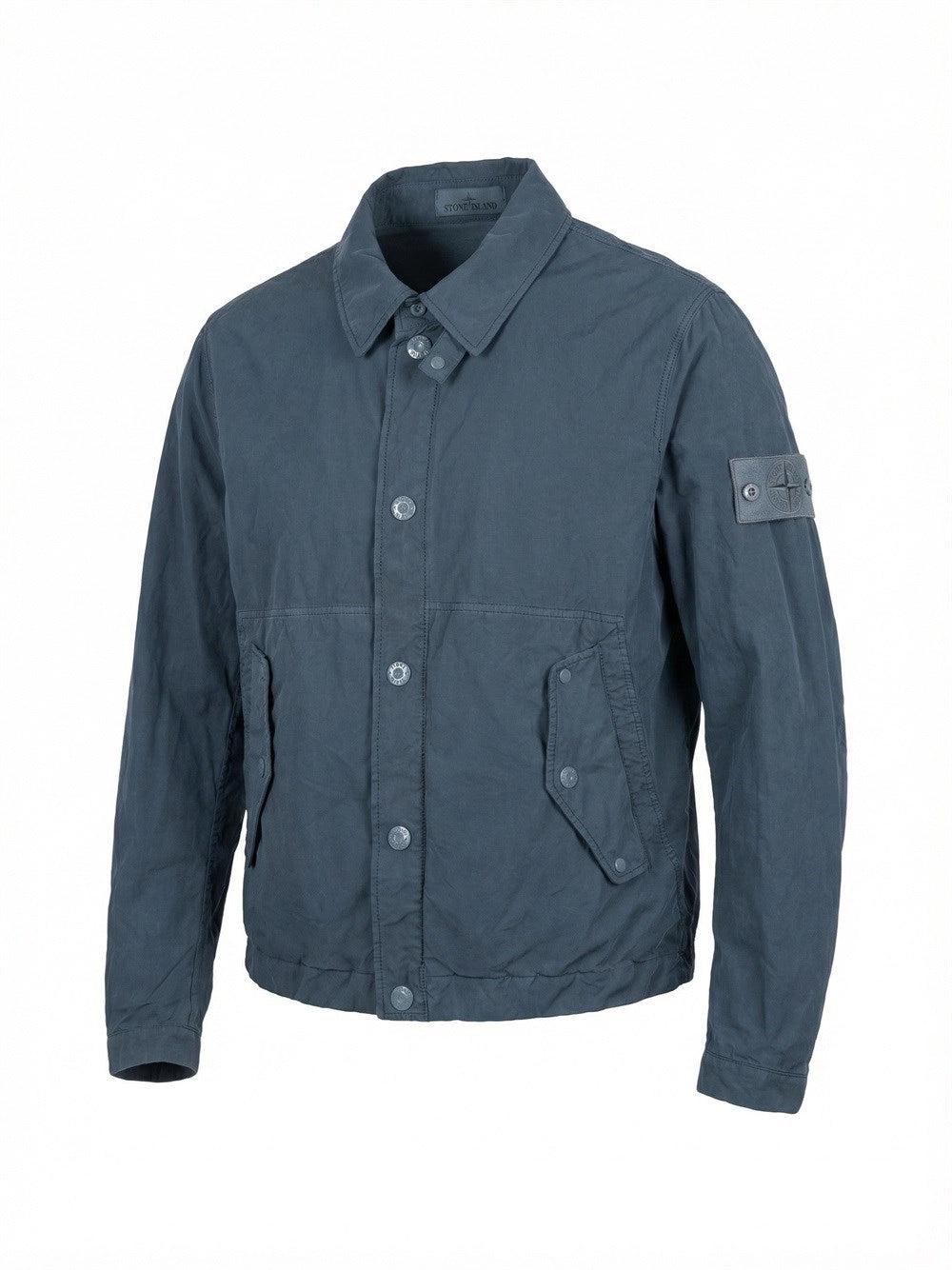 Stone Island 'David Light-Tc' Ghost' Jacket in Blue for Men | Lyst