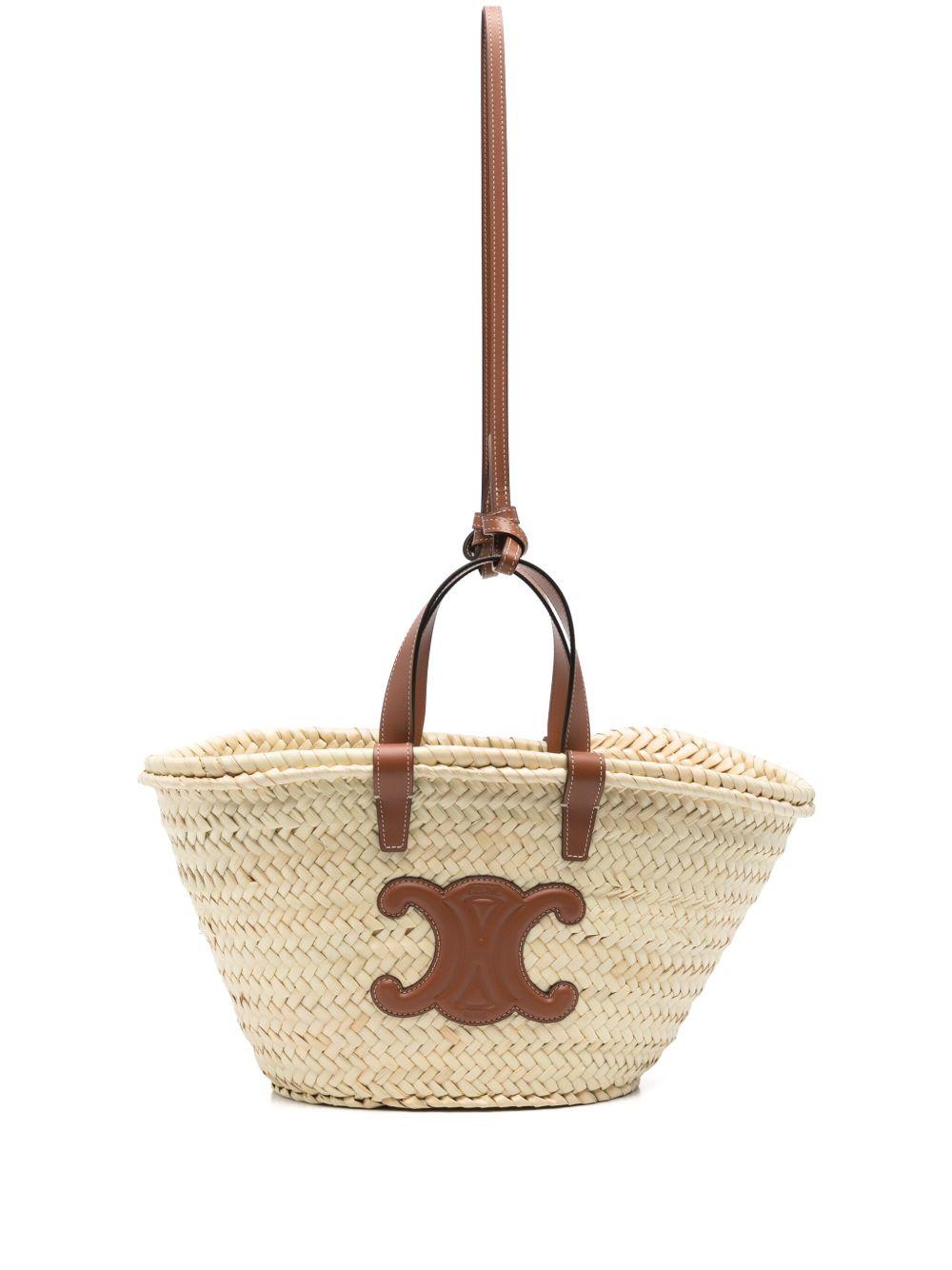 Celine Panier Teen Borsa Shopping in Natural | Lyst