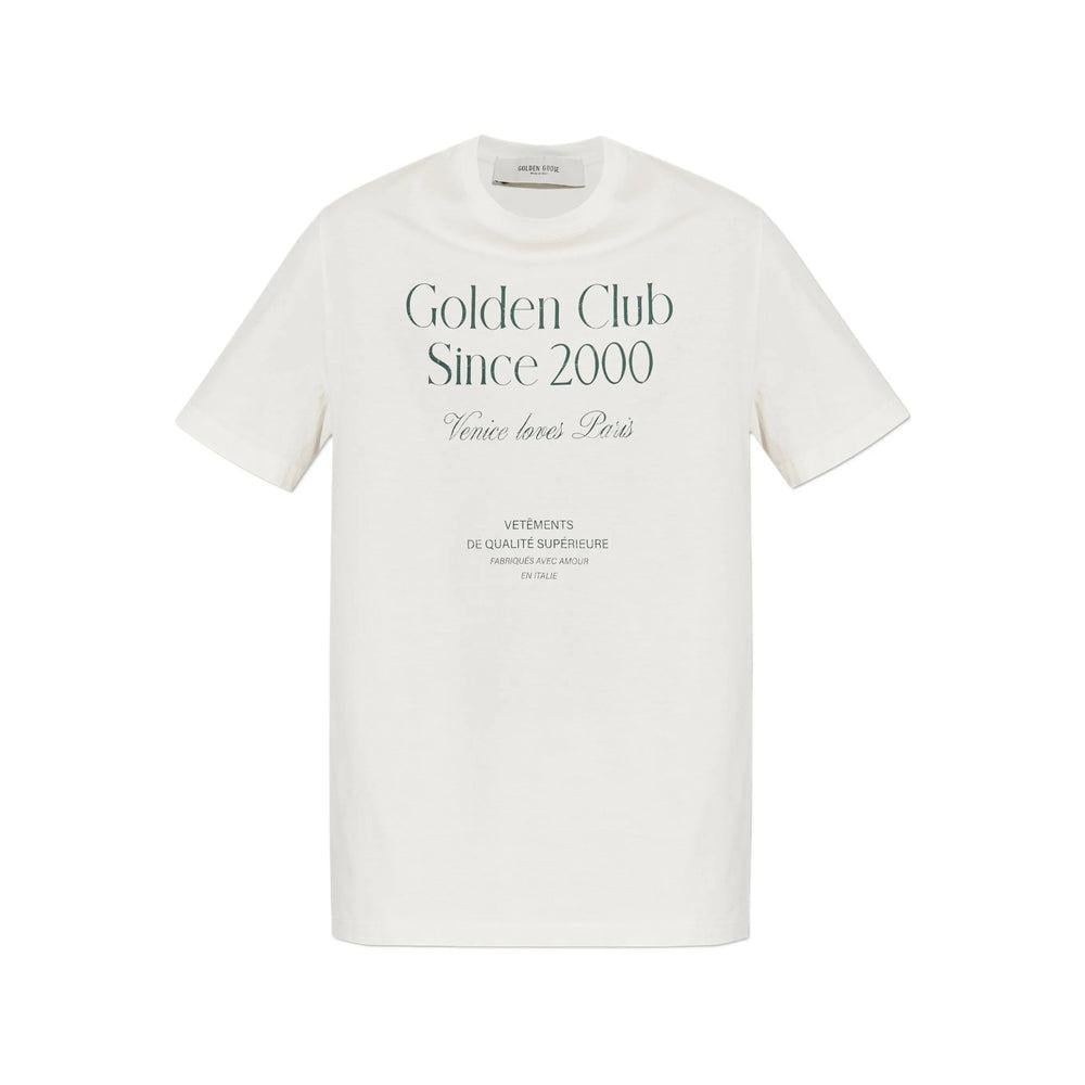 Tシャツ・カットソー GOLDEN  DELUXE BRAND Cotton t-shirt with print GOLDEN GOOSE - Printed Cotton T-shirt Golden Goose Deluxe Brand