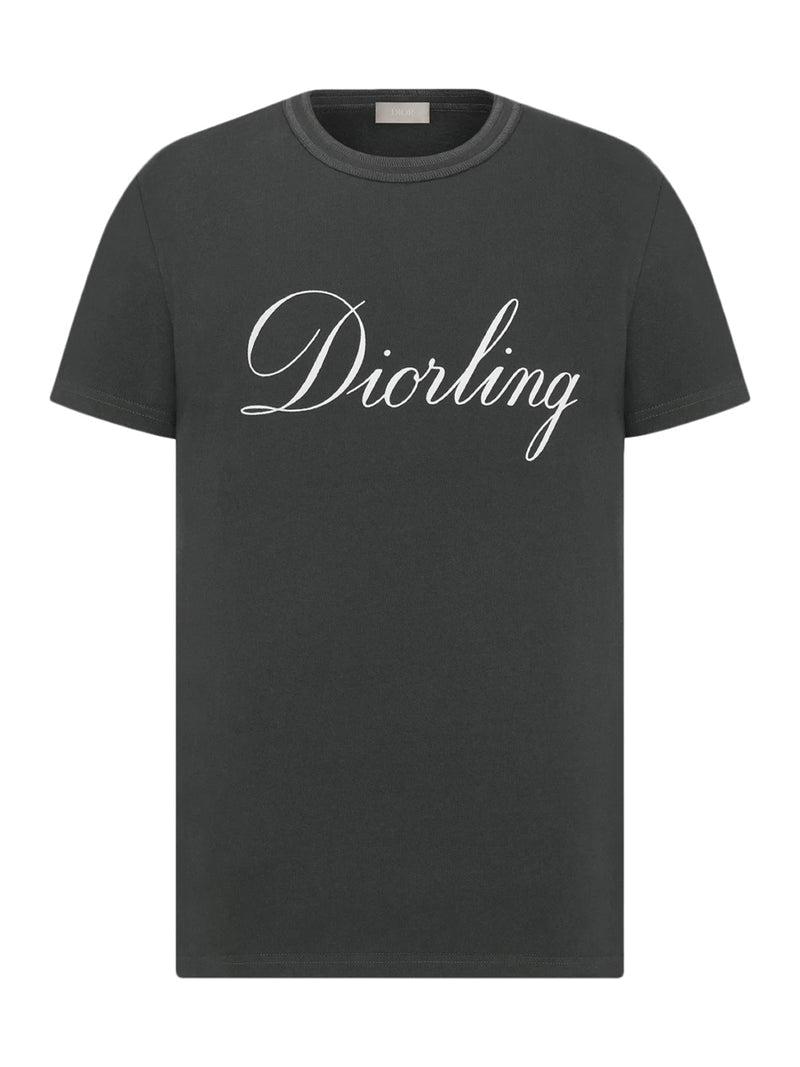 dior tシャツ Dior Charm T-Shirt, Relaxed Fit White Cotton Jersey | DIOR