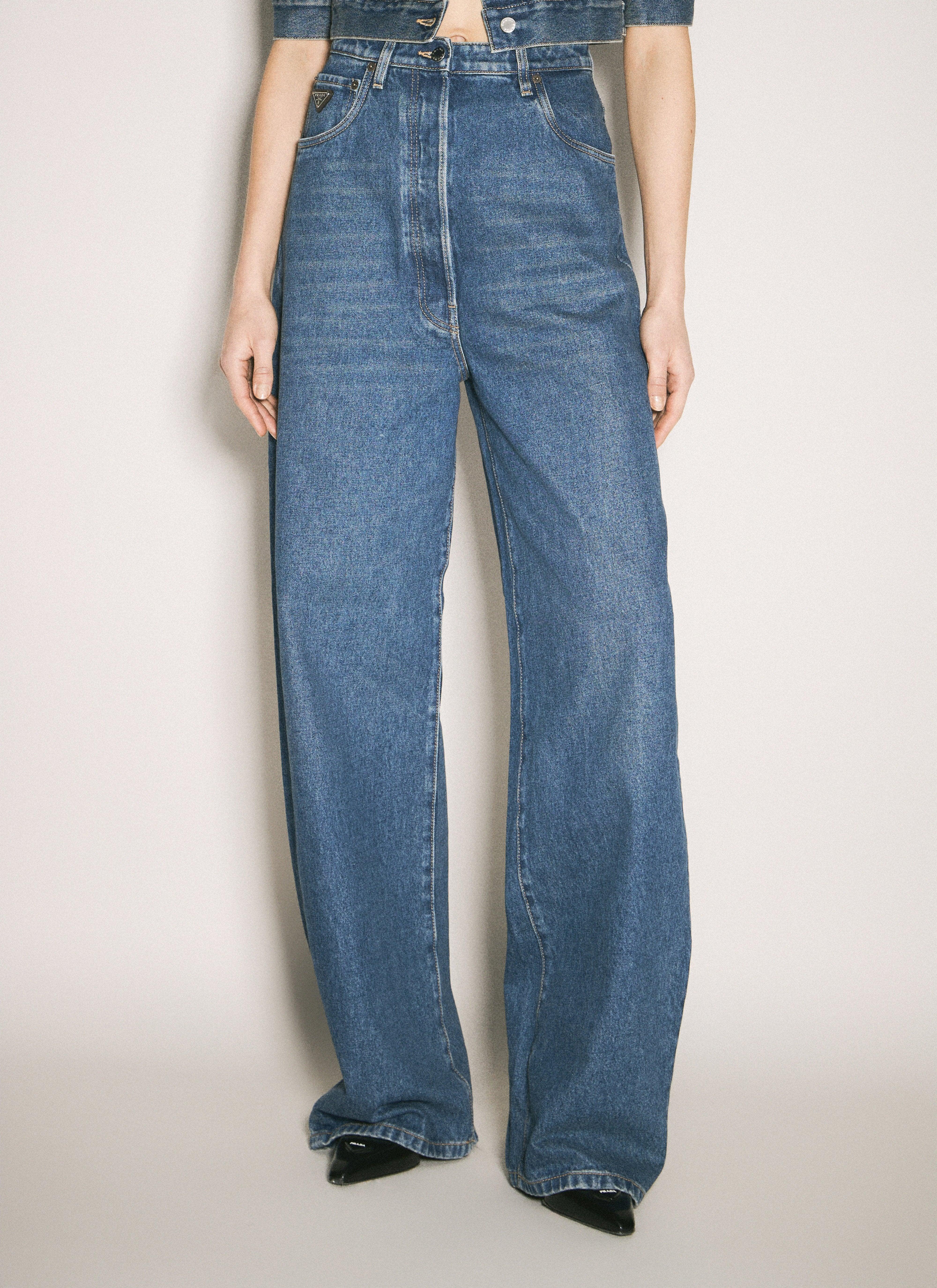 Women's Prada Wide-leg jeans | Lyst