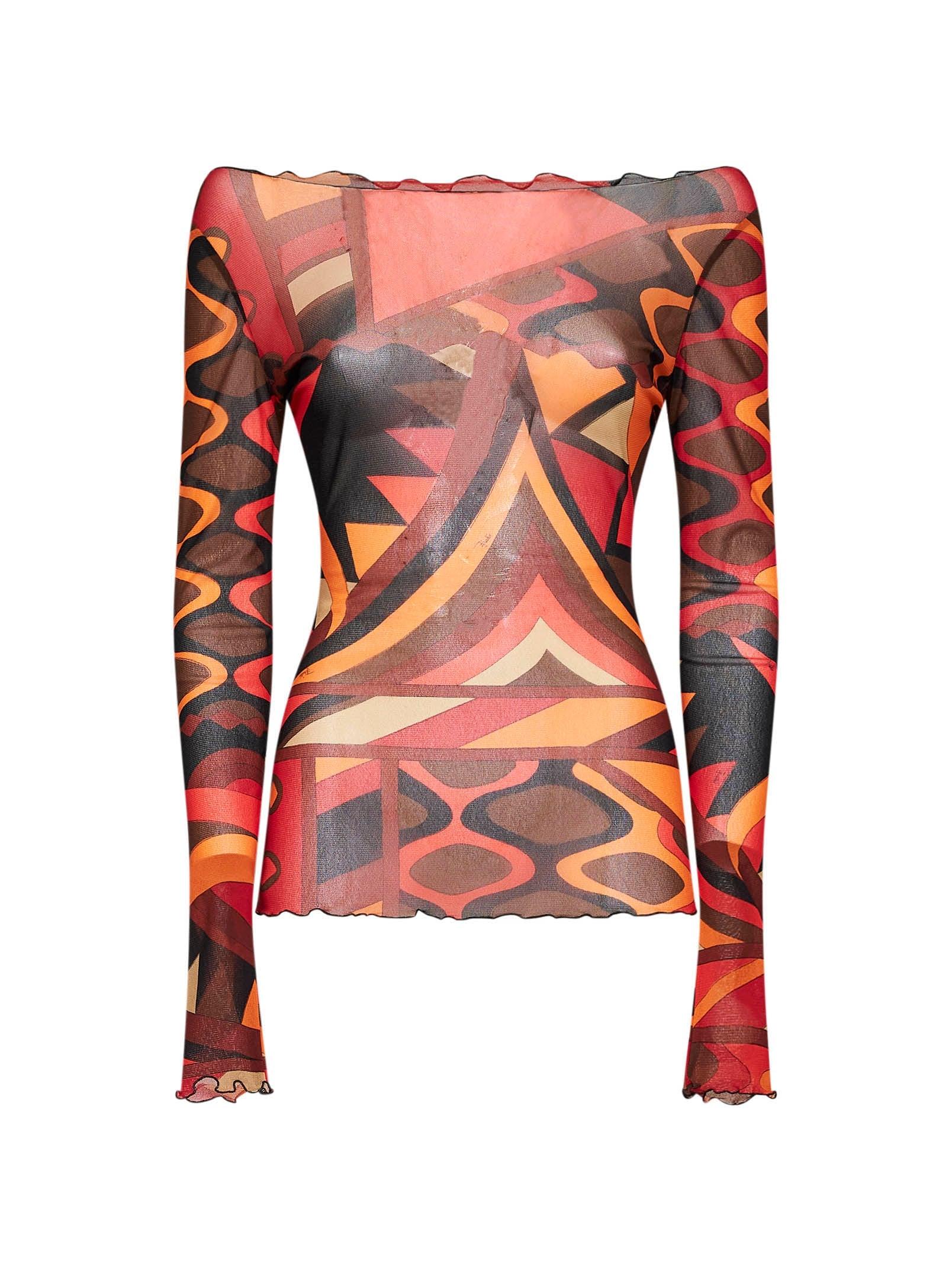 EMILIO PUCCI ジオメトリック長袖　トップス　新品 PUCCI Long-sleeved tops for Women | Online Sale up to 43% off | Lyst