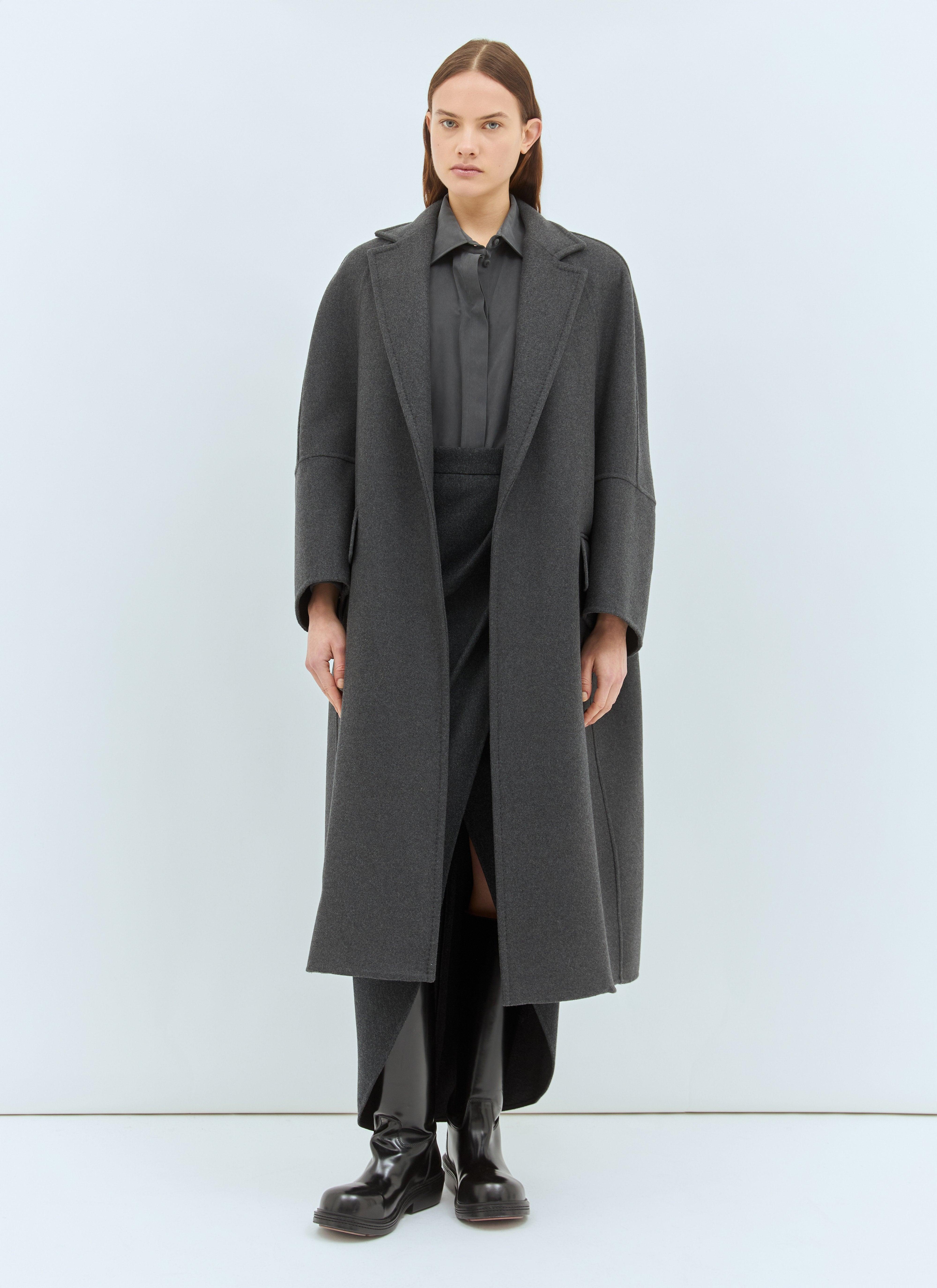 【MAX MARA】Oversized wool and cashmere trench coat Max Mara Oversized Wool-And-Cashmere Coat in Gray | Lyst