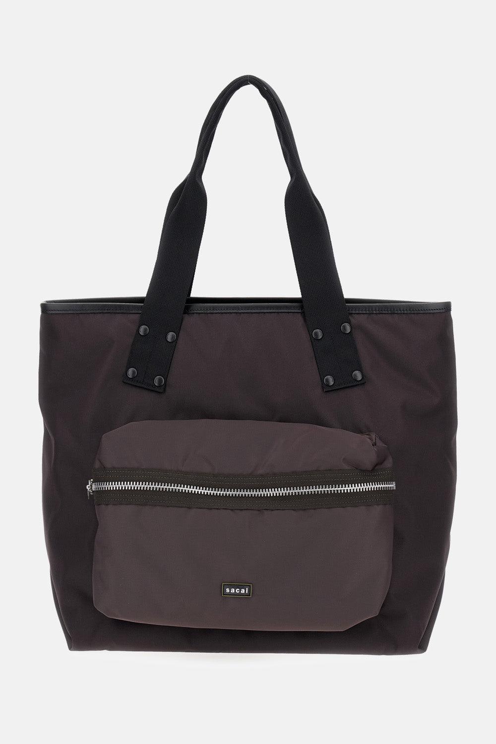 Sacai Pockete Tote Bag Large in Black for Men | Lyst