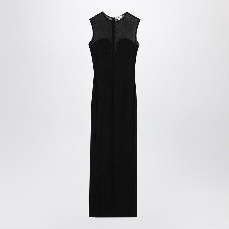Alaïa Body Conscious Fitted Dress in Black | Lyst