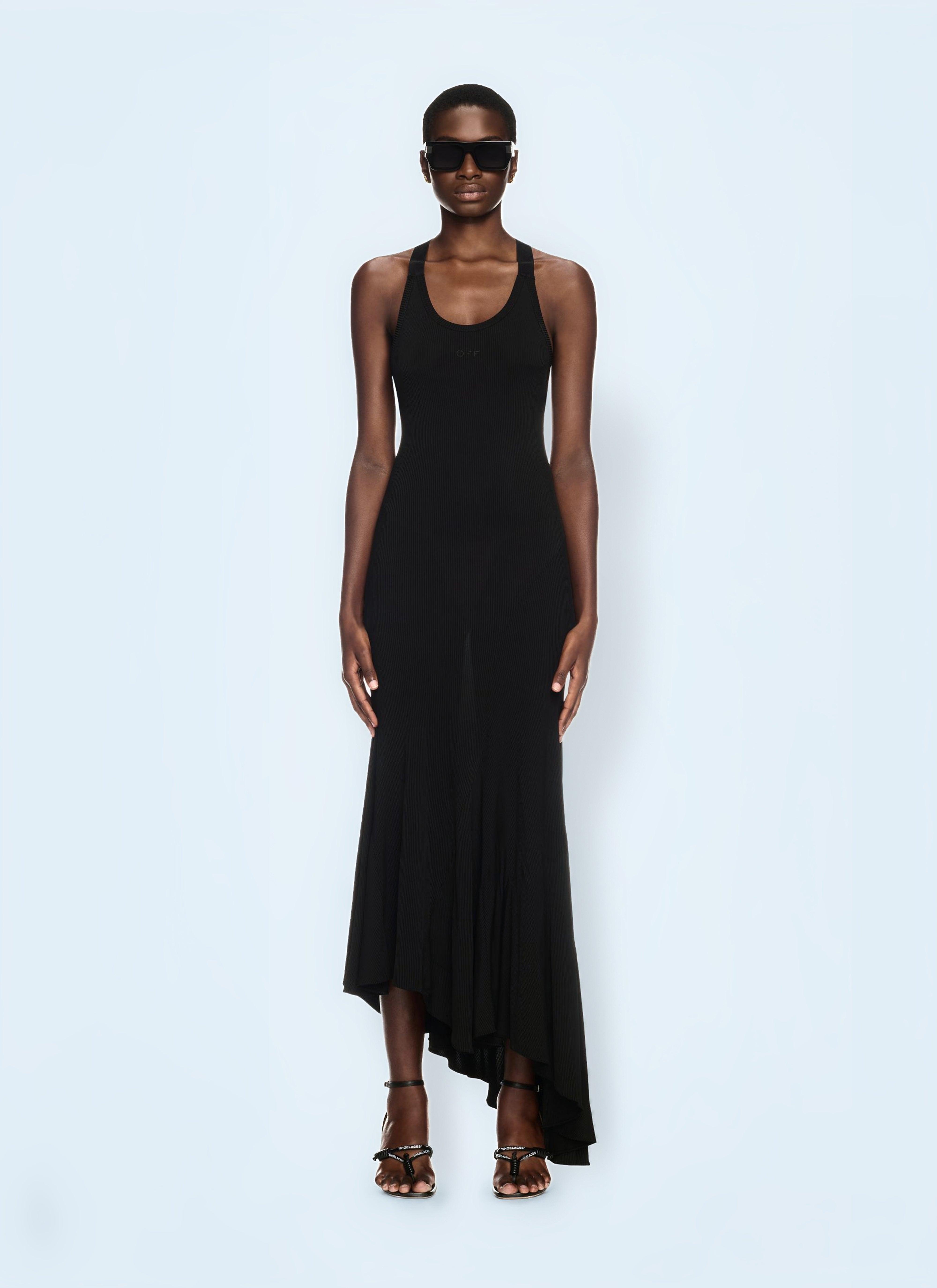 ワンピース Off-White Woman Dress Black OWDG005F23FAB001 1010 Off-White Outlet: Dress woman - Black | Off-White dress
