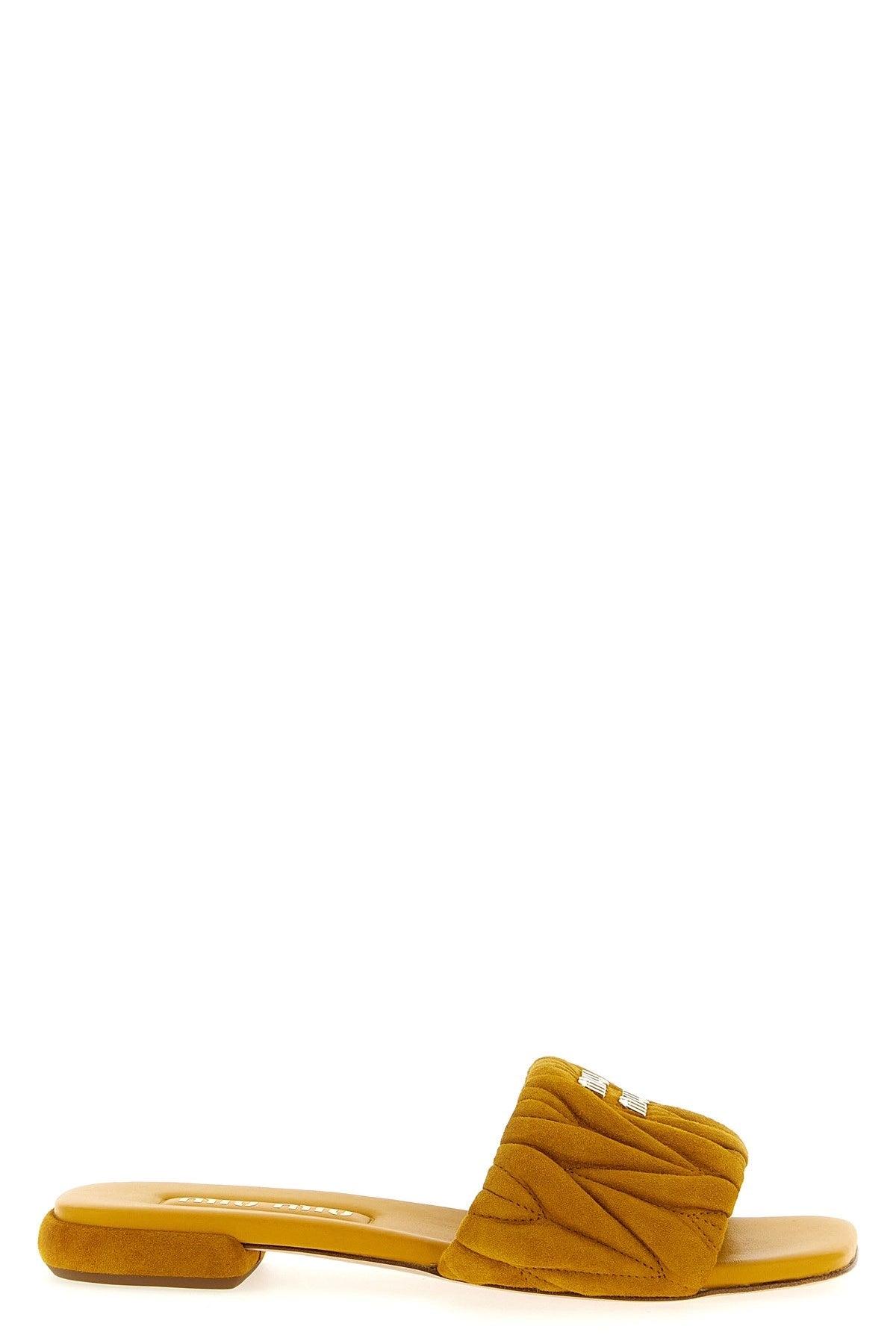 Miu Miu Flat sandals for Women | Online Sale up to 39% off