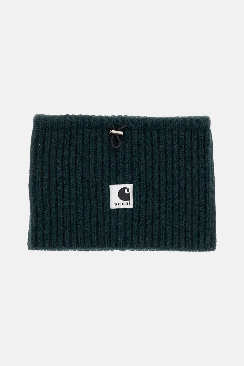 Sacai Carhartt Wip Wool-Blend Neck Warmer in Black for Men | Lyst