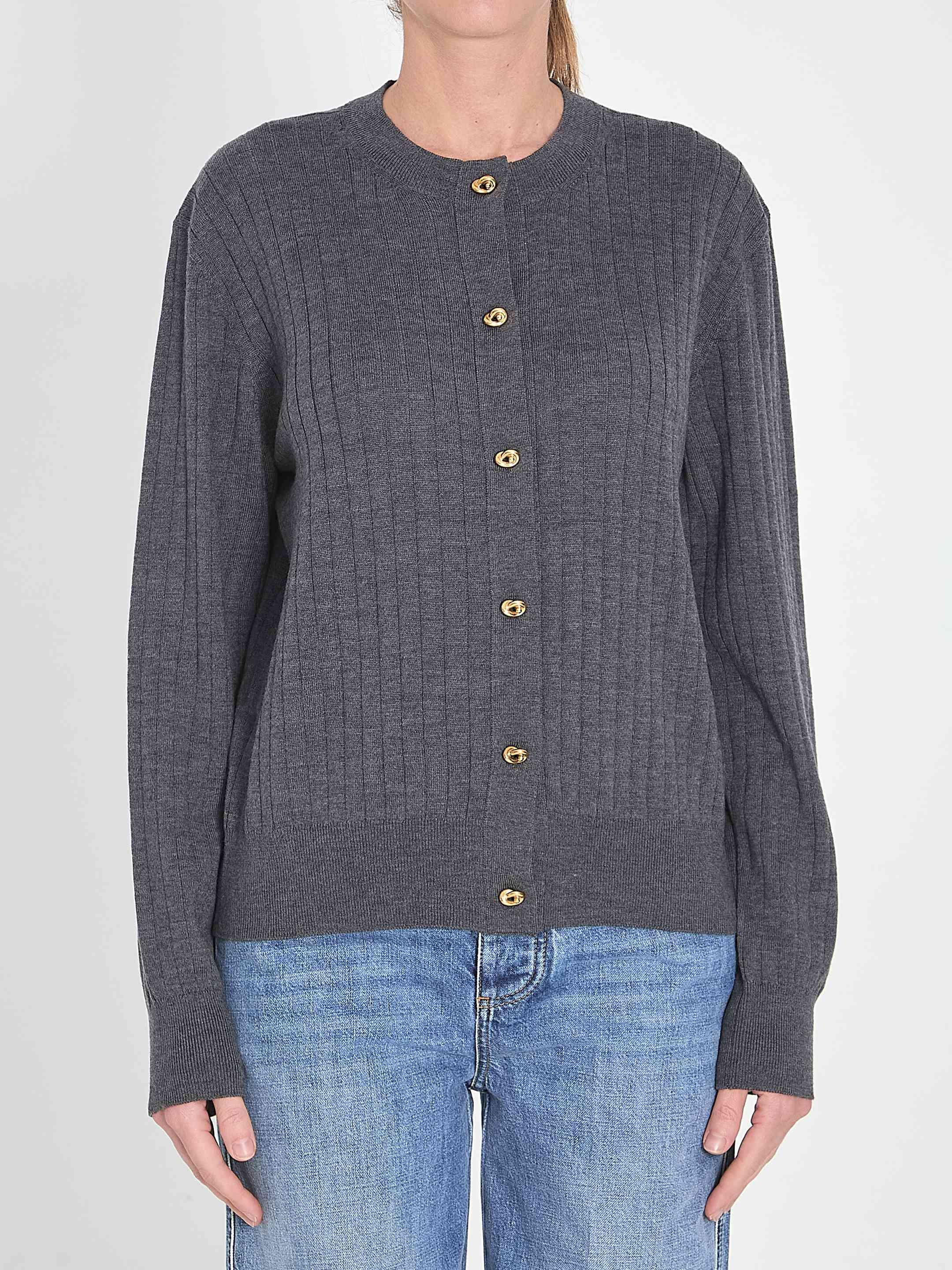 カーディガン Bottega Veneta Knit Cardigan 829580-V59X0-9071-Bottega-
