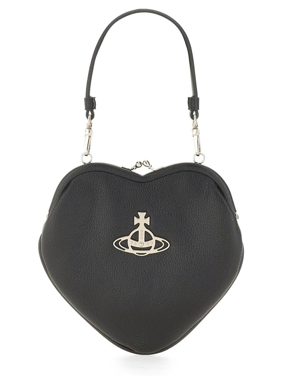 Vivienne Westwood "Belle Heart" Bag in Black | Lyst