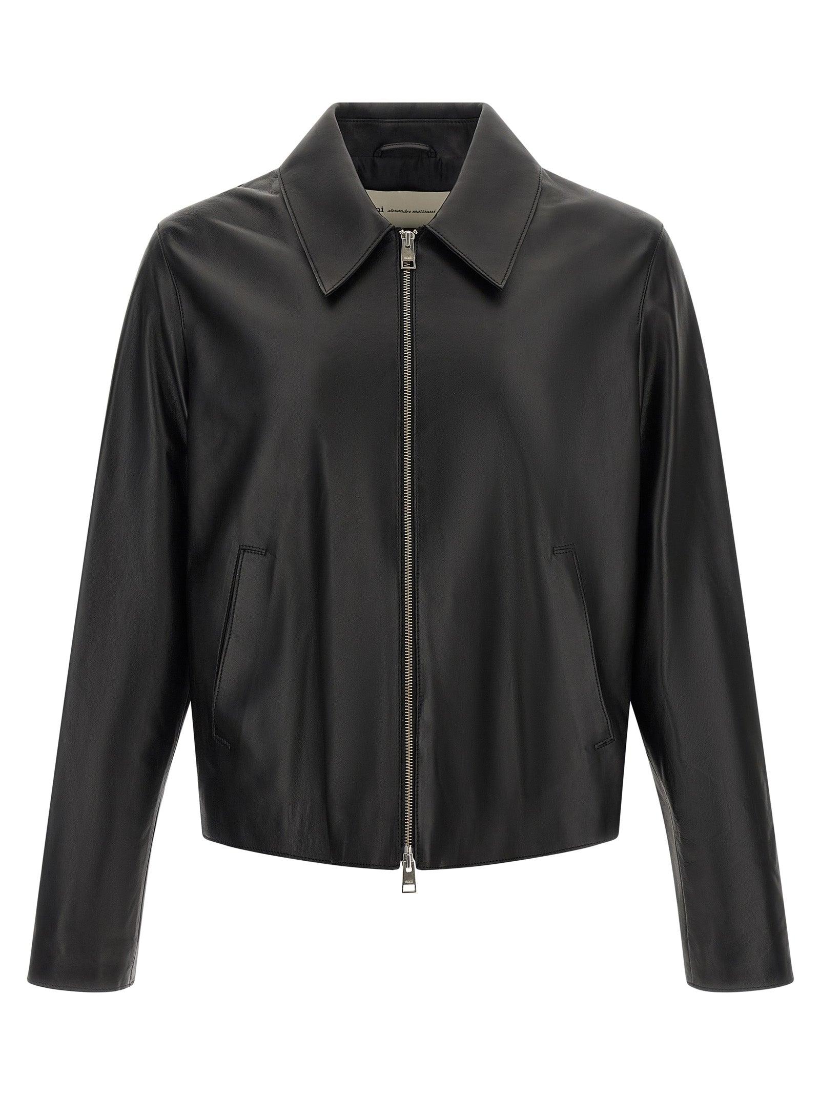 Ami Paris Leather jackets for Men | Online Sale up to 45% off | Lyst