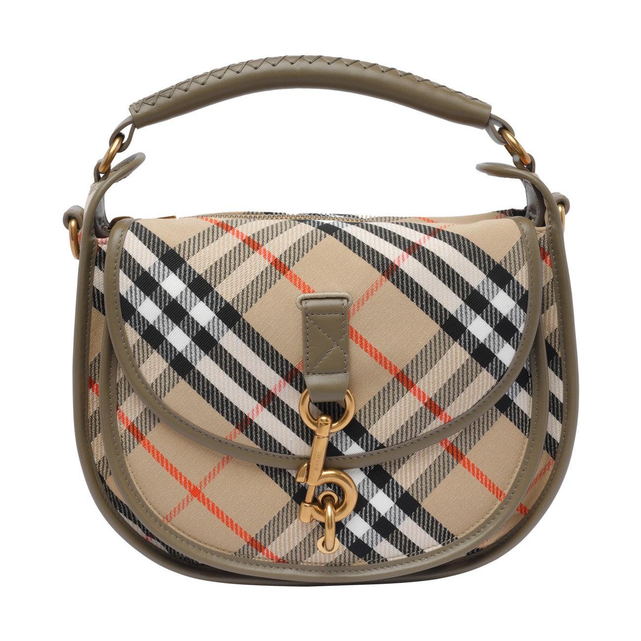 ショルダーバッグ・ポシェット Burberry CHECK CROSSBODY BAG WITH CLIP B Burberry Check Crossbody Bag With Clip B | Lyst