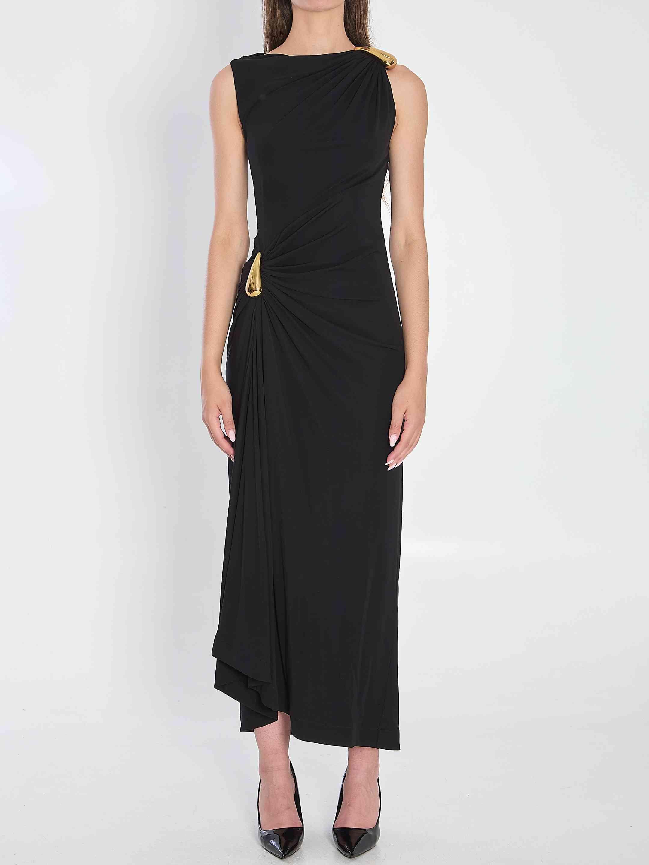 ワンピース Bottega Veneta Stretch Viscose Asymmetrical Bottega Veneta Stretch viscose top with asymmetric draped