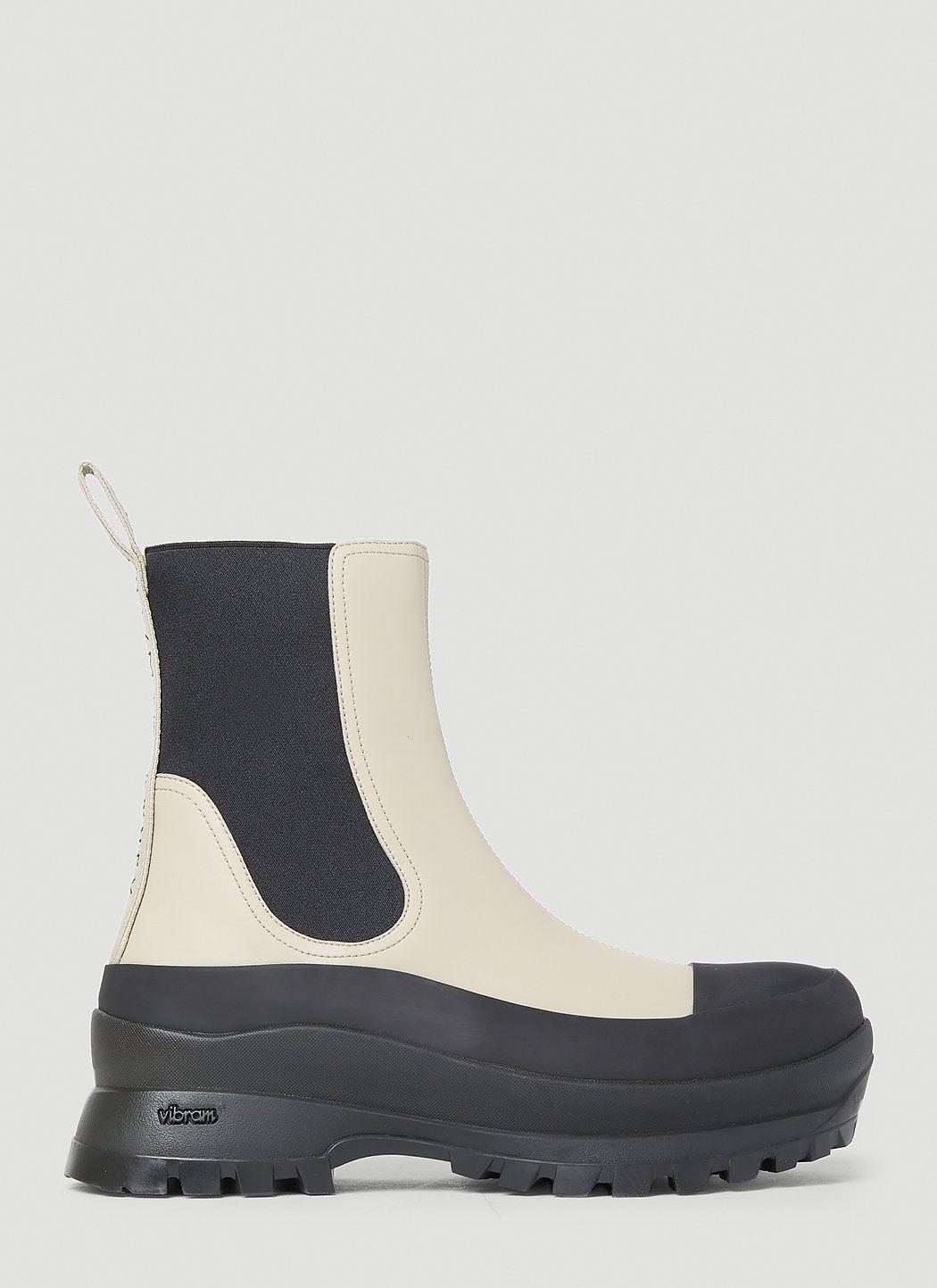 【関税&送料込】Stella Mccartney Black Alter Mat Trace Ankle Stella McCartney - Trace Chelsea combat boots black - The Corner