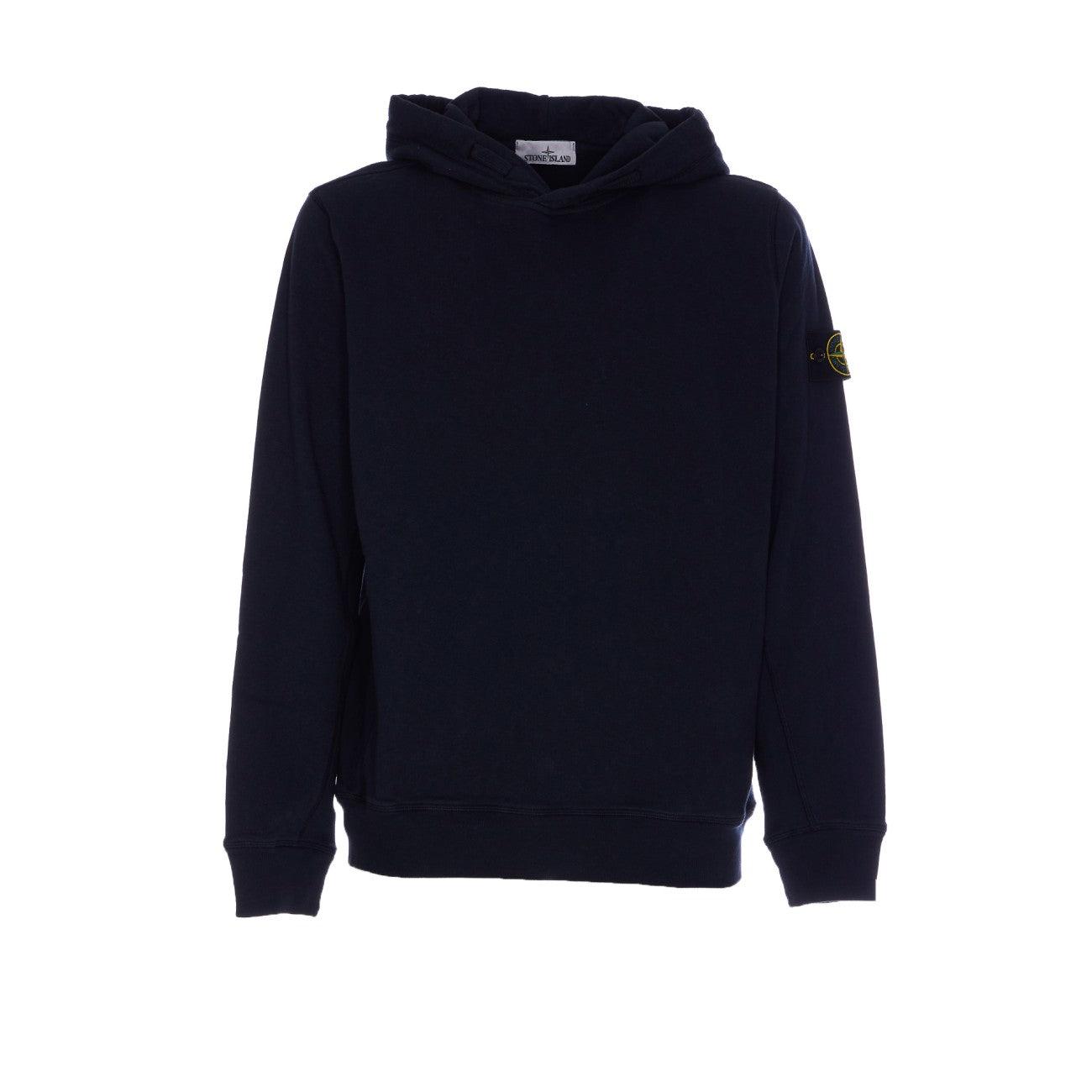 パーカー・フーディ Stone  MALFILE' FLEECE \"OLD EFFECT\" LOGO HOODIE Stone Island Malfile' Fleece 