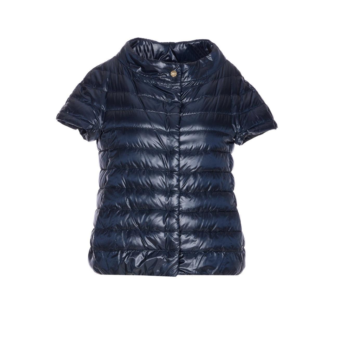 ポンチョ・ケープ HERNO GRETA LIGHT PADDED CAPE Herno Greta Light Padded Cape in Blue | Lyst