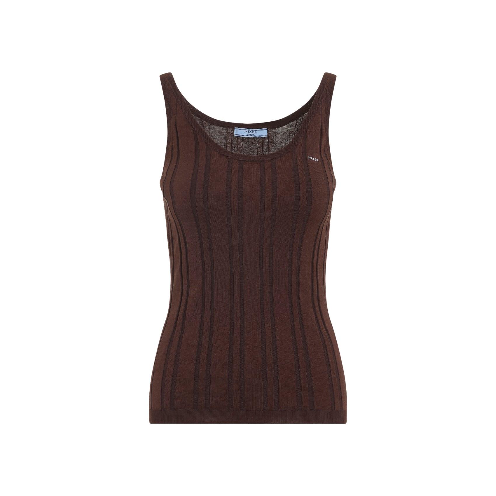 Women's Prada Sleeveless and tank tops | Lyst