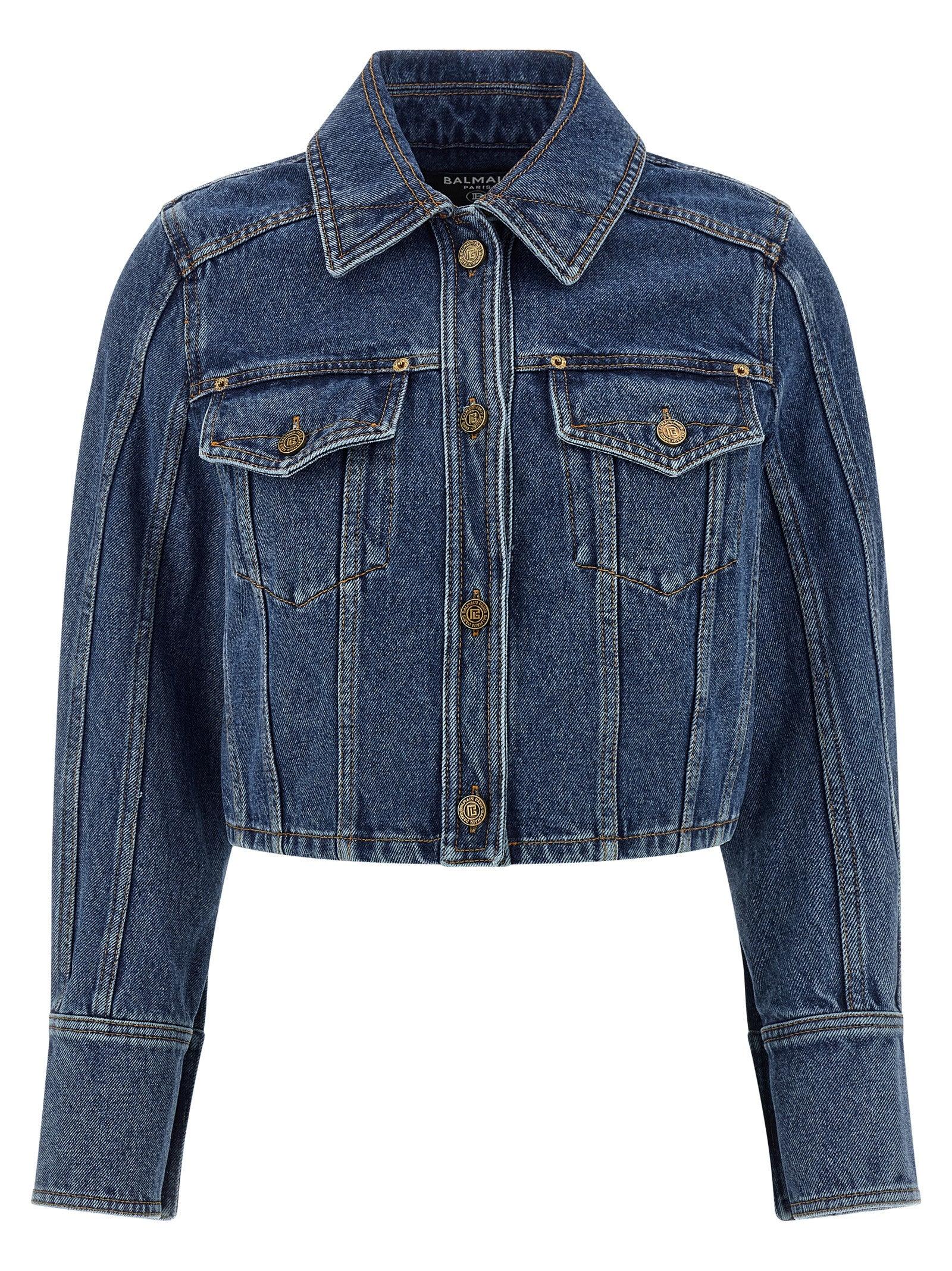 Balmain Jean and denim jackets for Women | Online Sale up to 66 