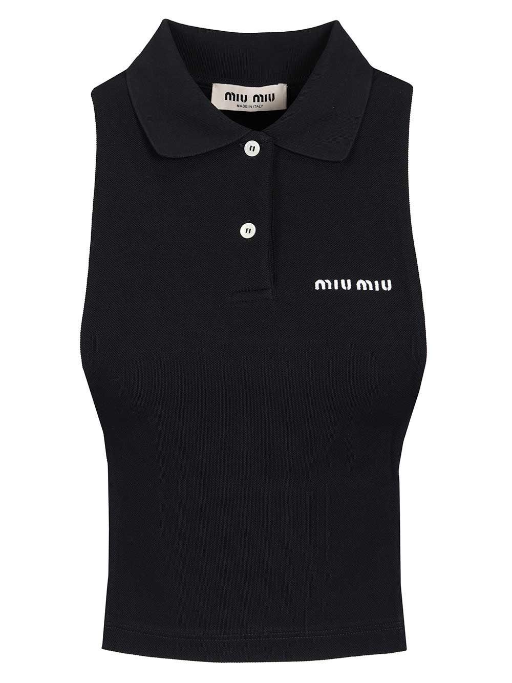 Miu Miu Sleeveless and tank tops for Women | Online Sale up to 33