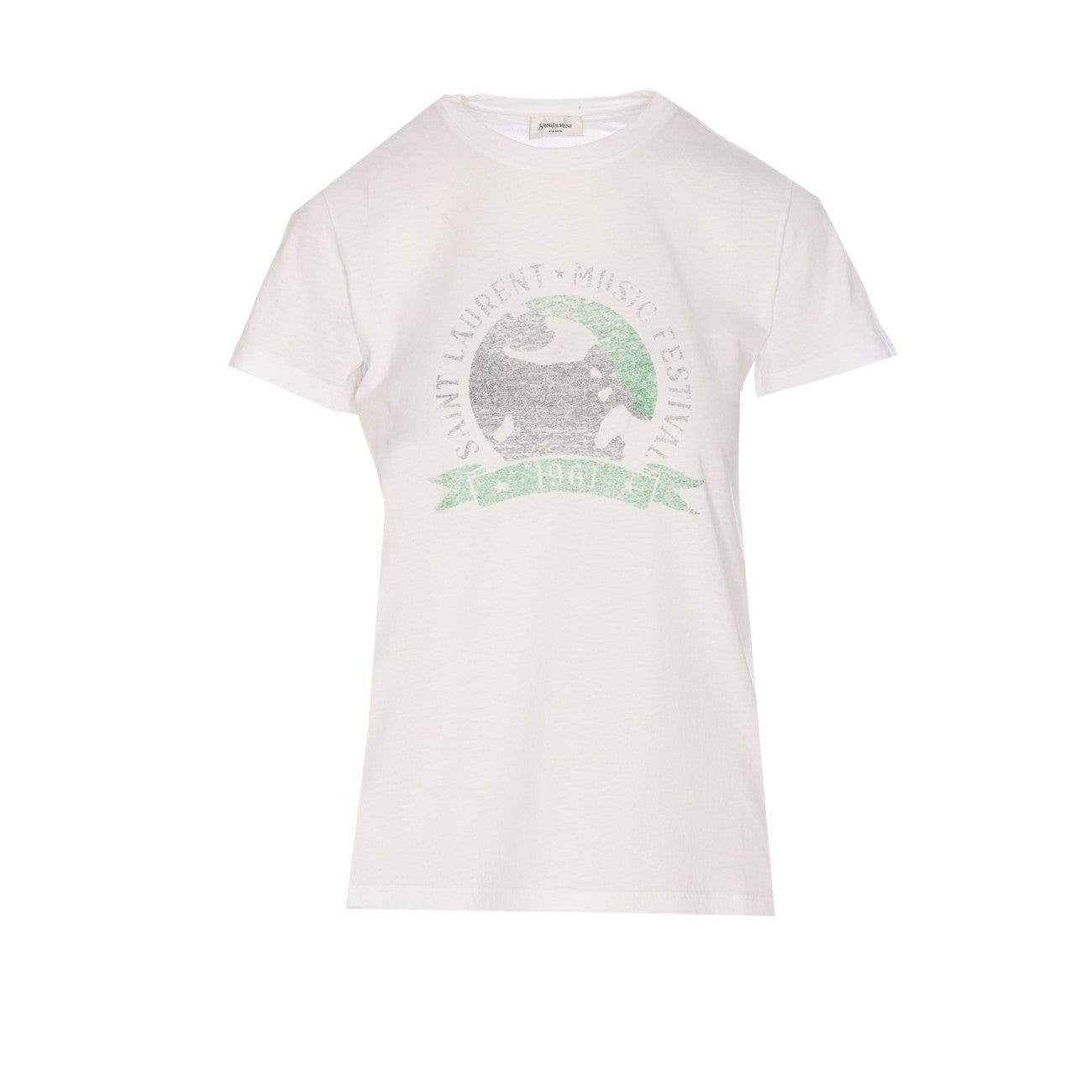 【関税＆送料込み】Saint Laurent Music Festival T-Shirt SAINT LAURENT music festival T-shirt | Saint Laurent | YSL DK
