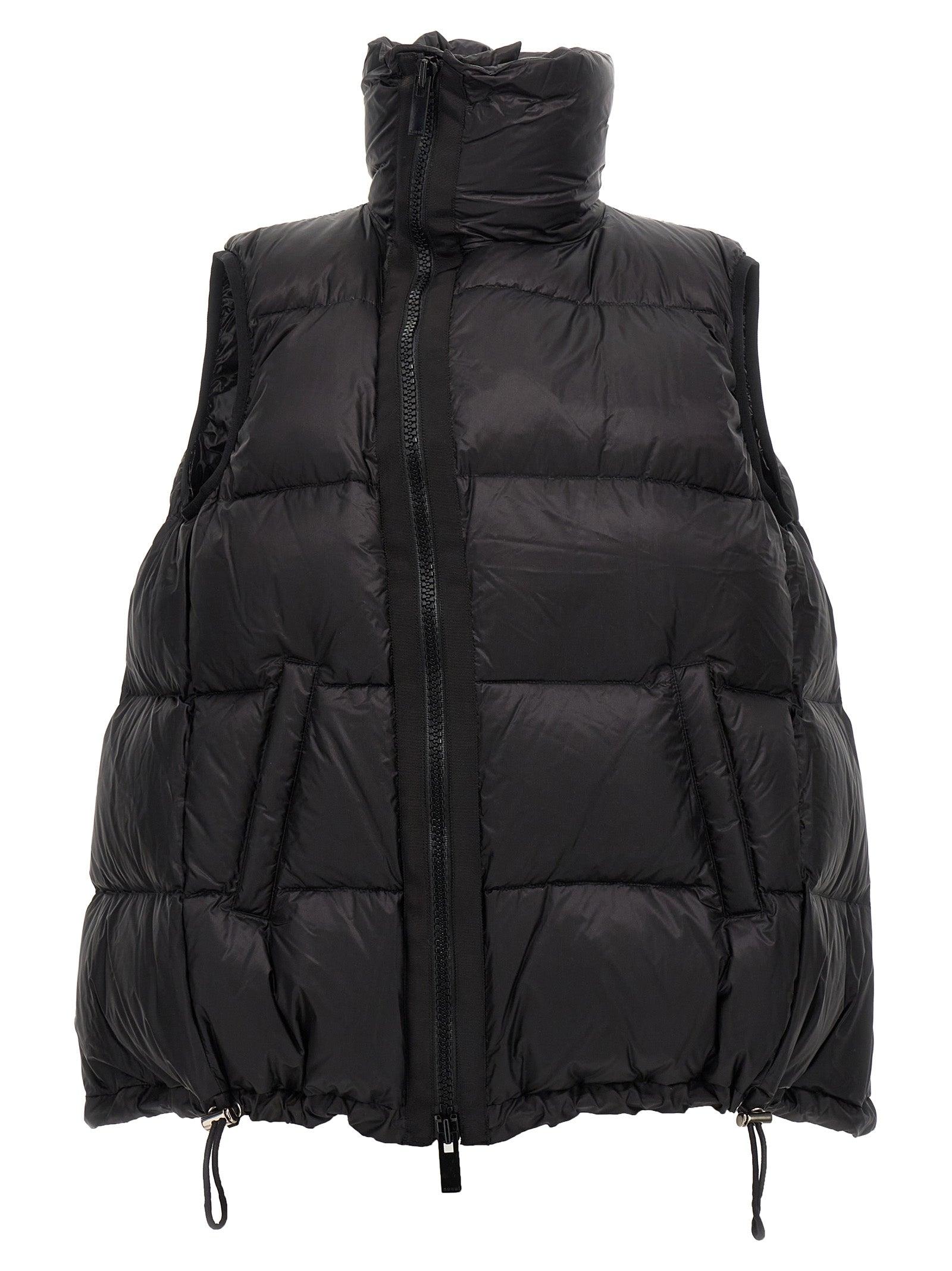 ブルッキー美品sacai Puffer Vest ブラック サイズ1 Sacai Waistcoats and gilets for Women | Online Sale up to 60