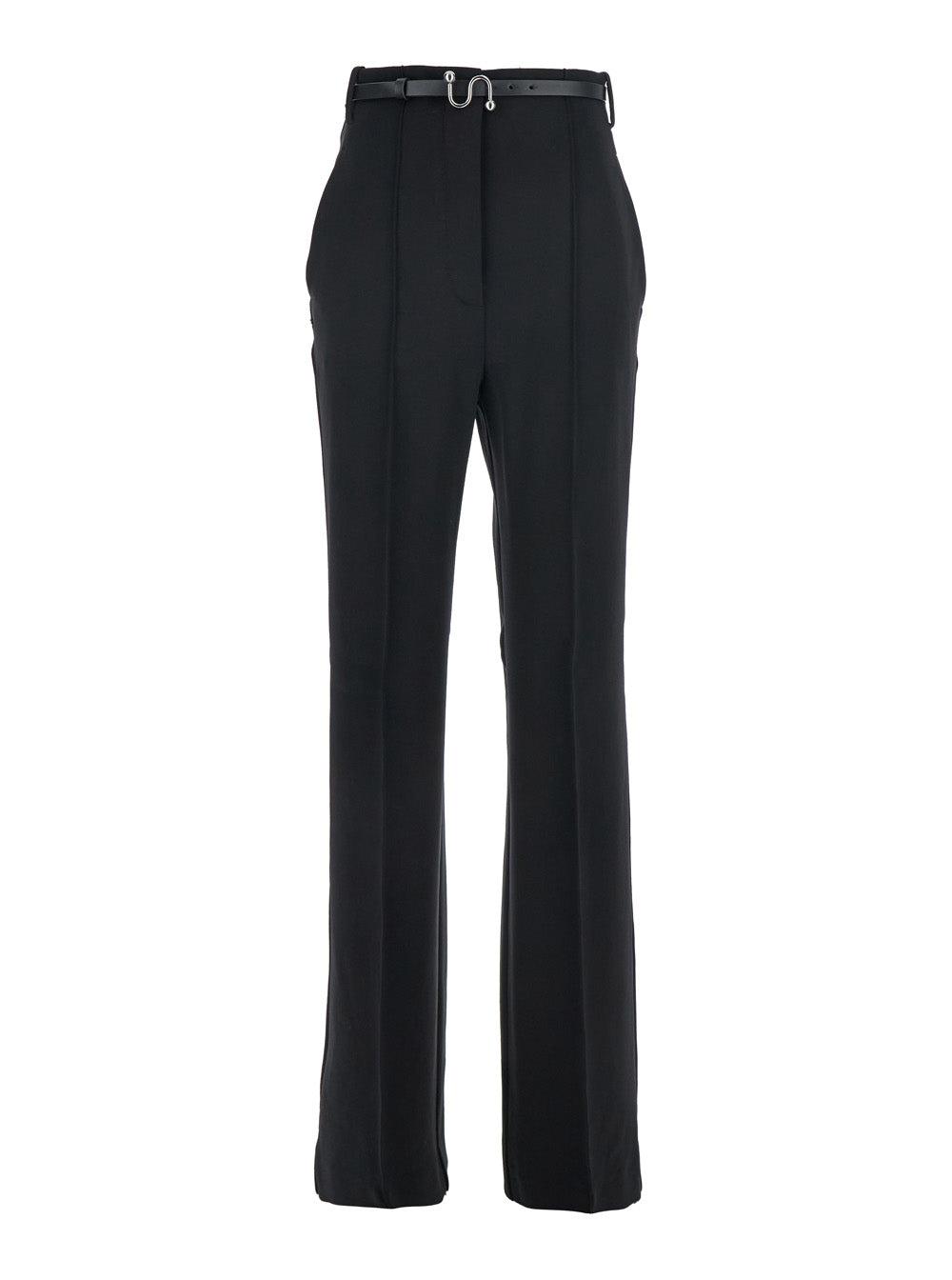 パンツ Sportmax TEXAS PANTS Sportmax 'Texas' Pants With Belt With Metallic Buckle in