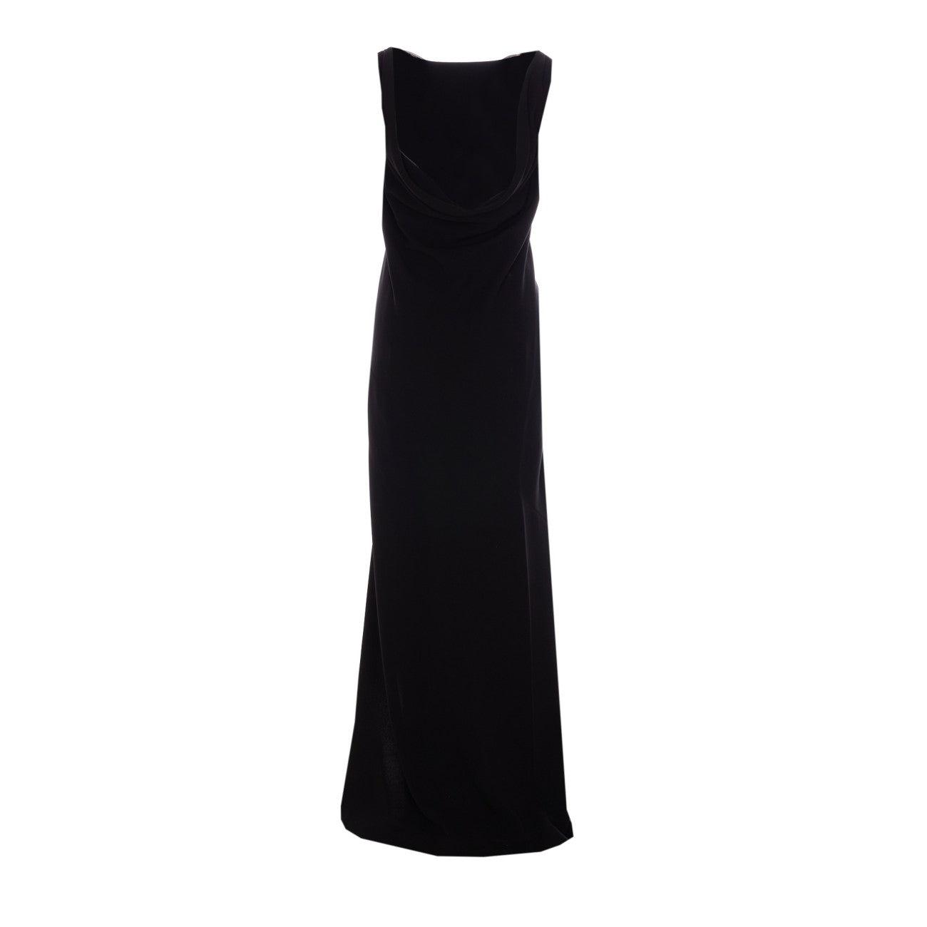 【Max Mara】CRESO LONG CADY DRESS Max Mara Creso Long Cady Dress in Black | Lyst