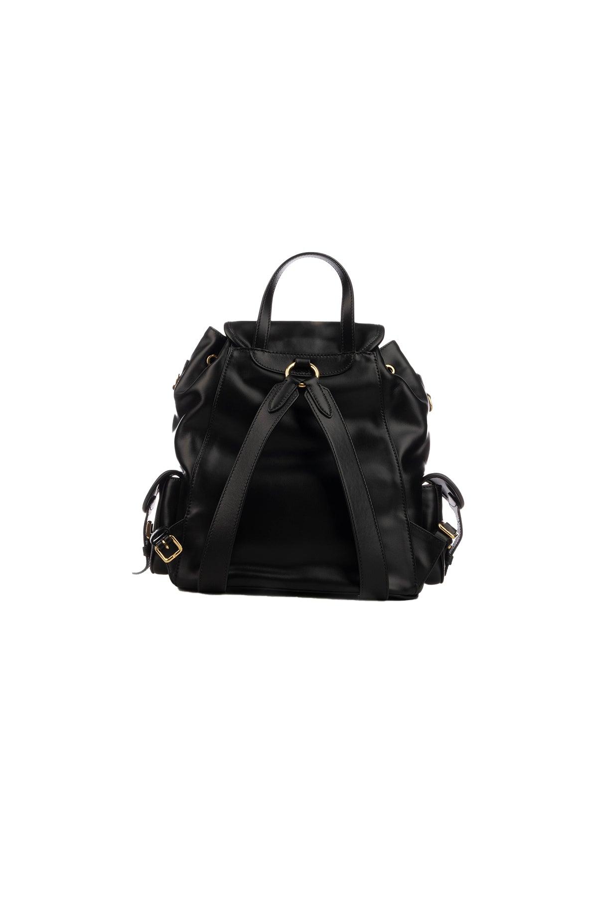 MIU MIU ブラックバックパック Miu Miu Backpacks for Women | Online Sale up to 34% off | Lyst