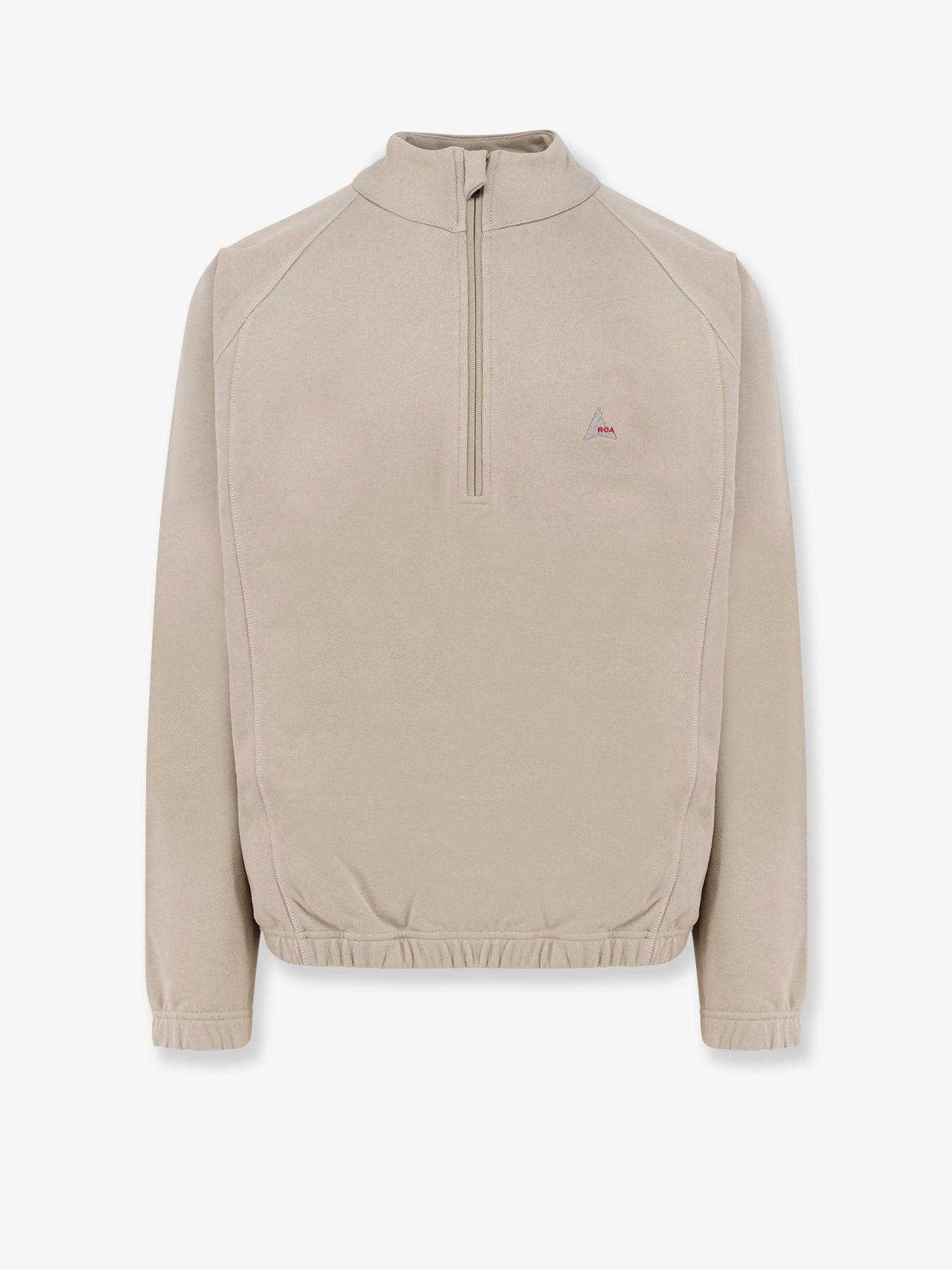 Roa Stretch Cotton Sweatshirt With Logo in White for Men | Lyst