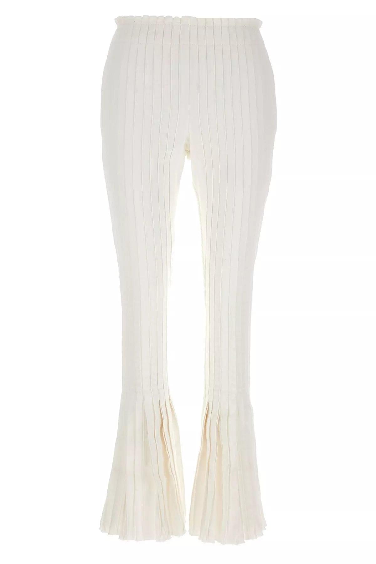 パンツ SACAI Women Straight Pants 2507826 151 WHITE Wide-leg pants in white - Sacai | Mytheresa