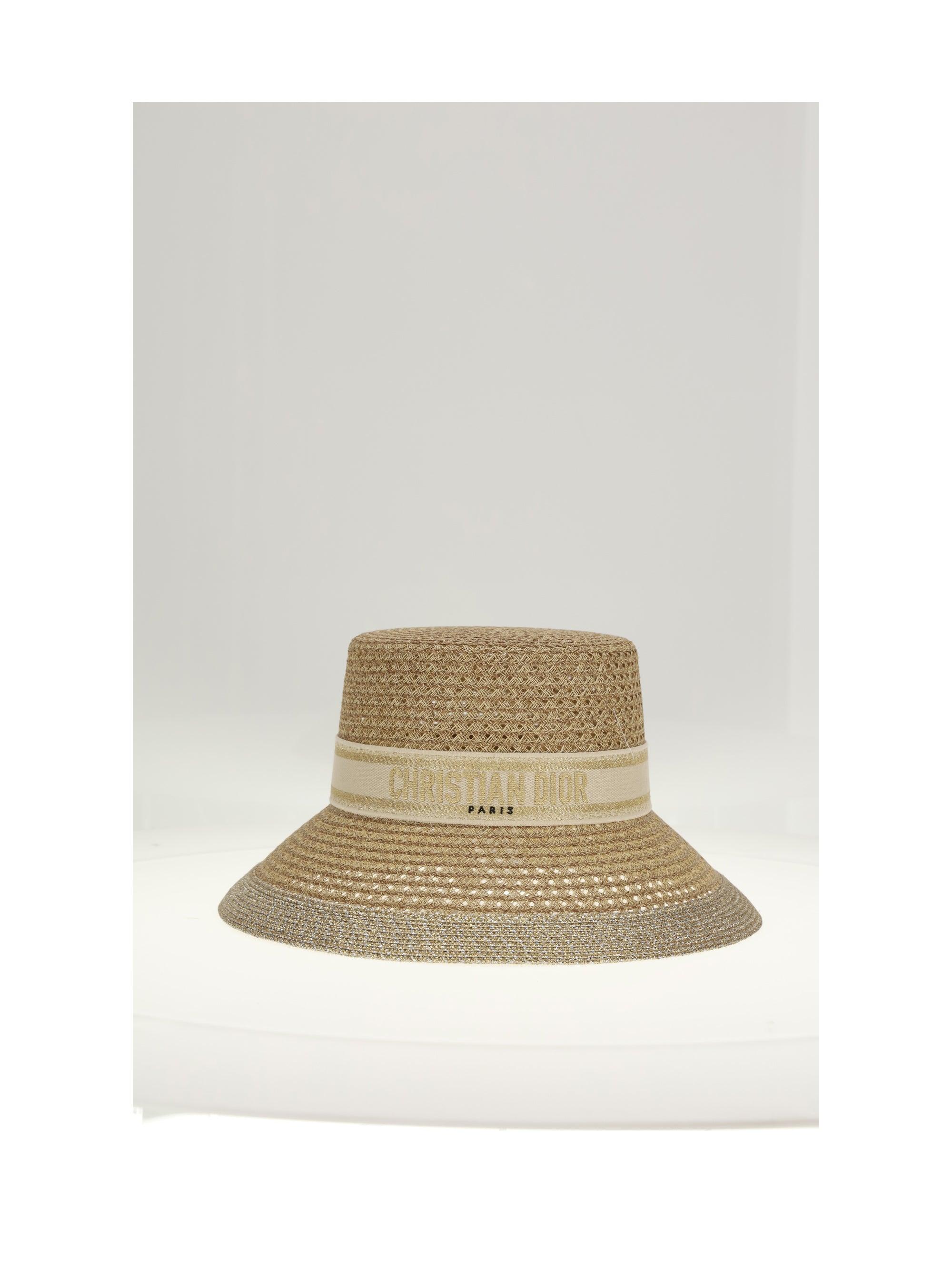 Dior Dior D-Bobby Straw Hat in White | Lyst