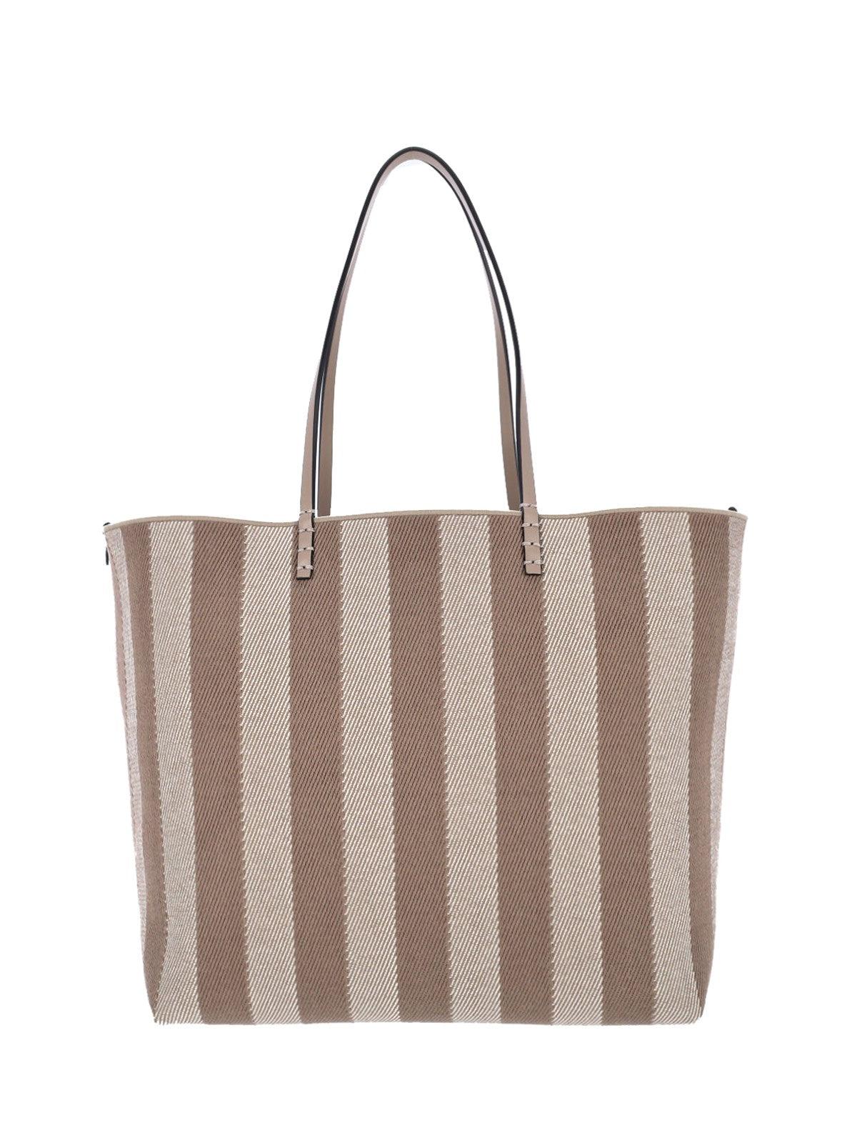 トートバッグ FENDI ROLL LARGE REVERSIBLE TOTE BAG Fendi Roll' Reversible Large Tote Bag in Natural | Lyst