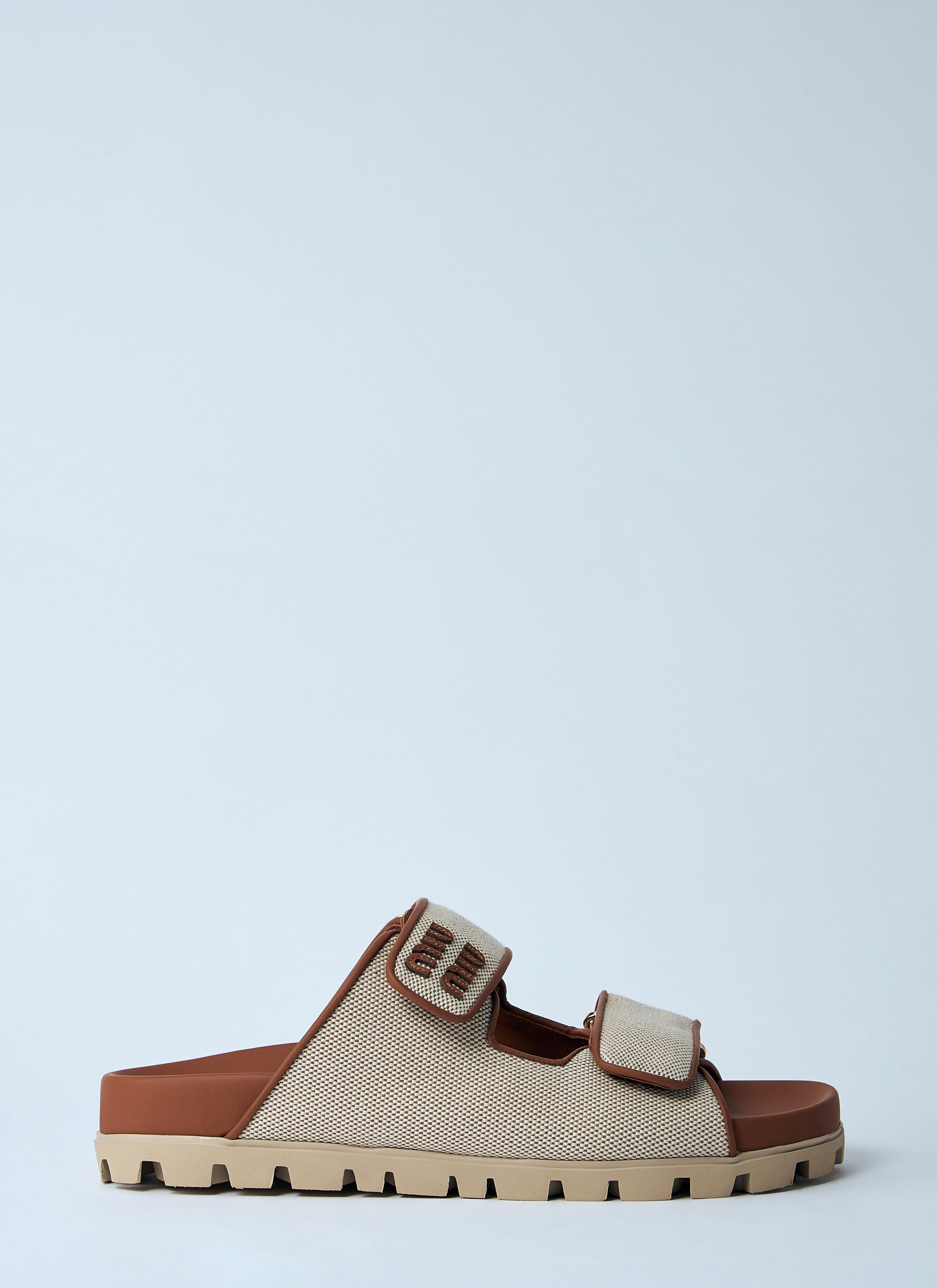 サンダル・ミュール MIUMIU SUEDE FLAT SANDALS 数量限定・在庫限り・早い者勝ち！】 ミュウミュウ / Miu Miu