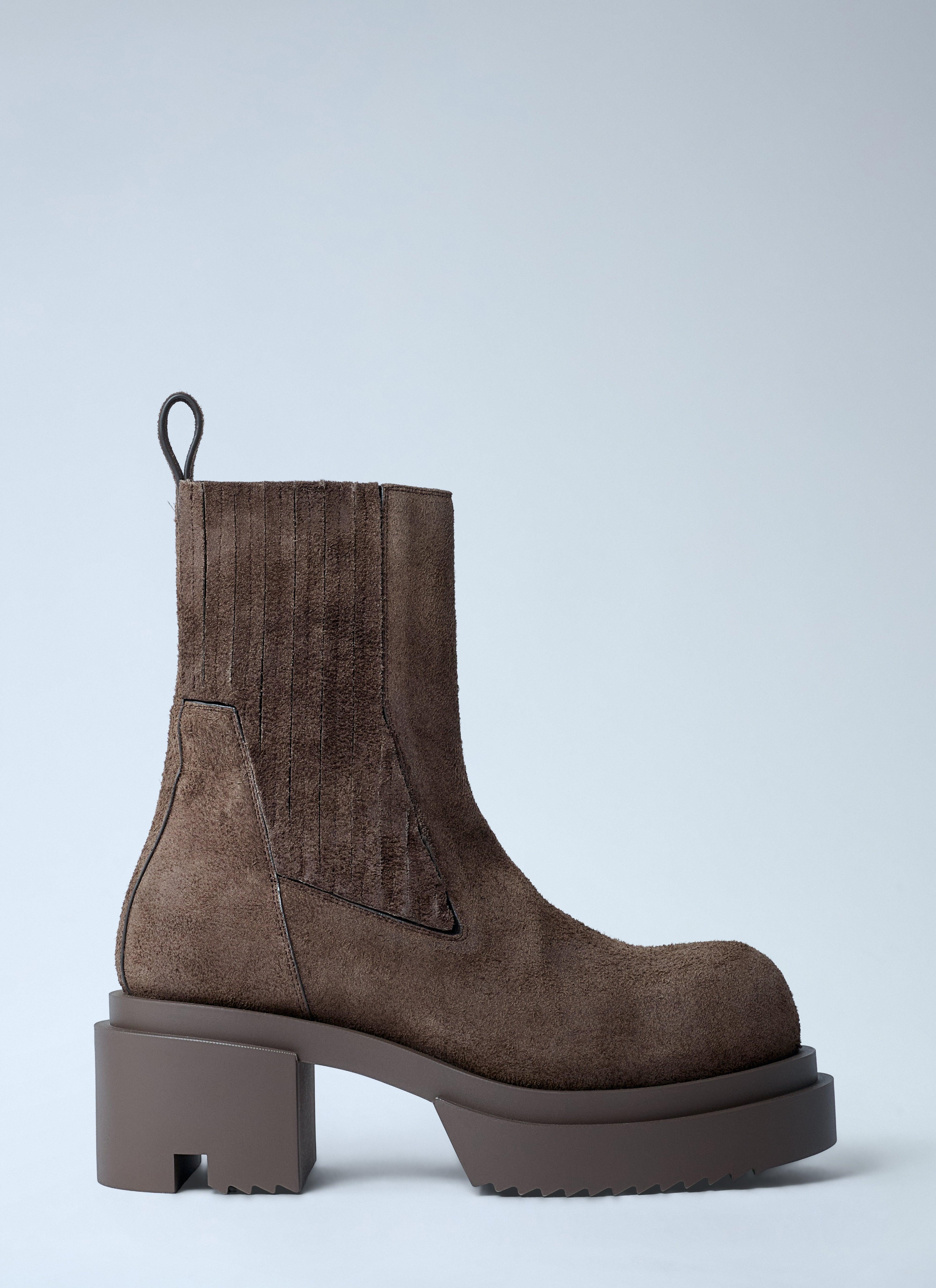 Rick Owens Beatle Bogun Boots in Brown | Lyst