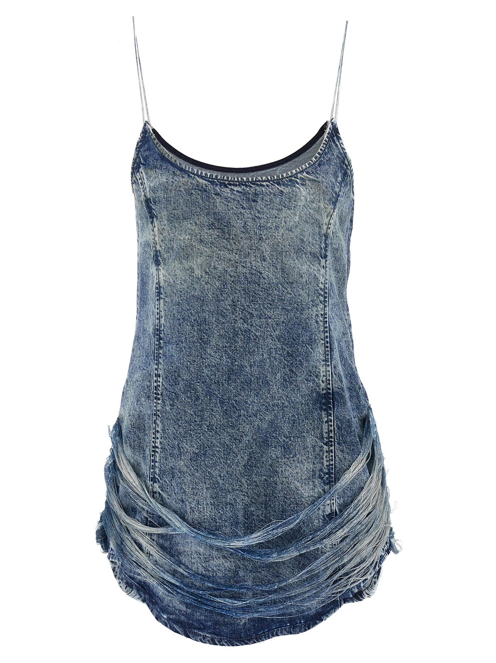 スカート DIESEL 'De-Dra-Short-Fsg' dress DIESEL De Dra Short Fsg Dress in Blue | Lyst