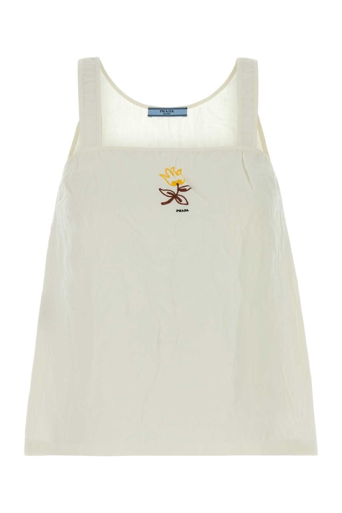 Women's Prada Sleeveless and tank tops | Lyst