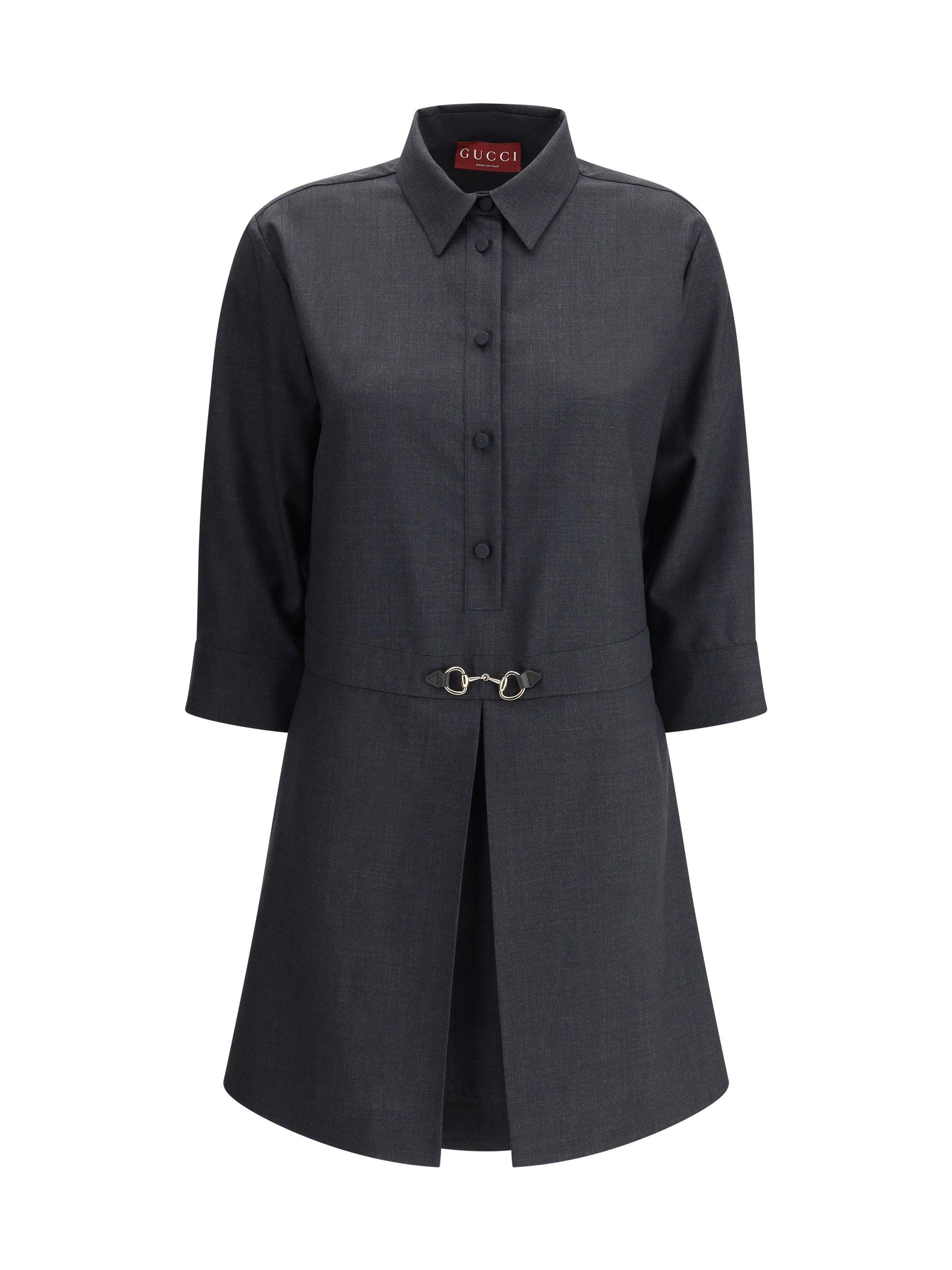【美品】GUCCI Mini Dress ミニドレス ポロシャツワンピース M GUCCI(グッチ) コントラストトリム ドレス ワンピース アパレル