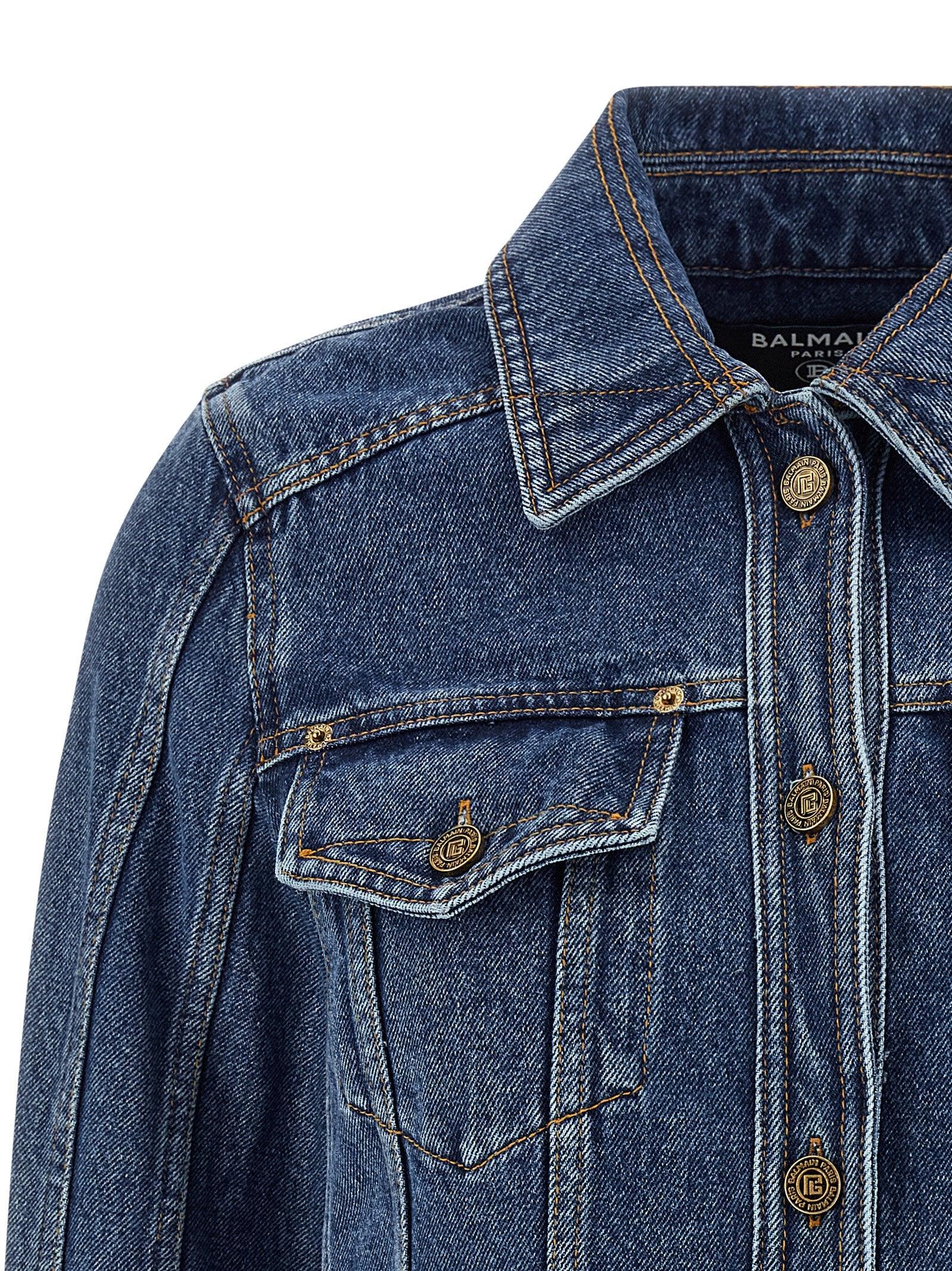 Balmain Jean and denim jackets for Women | Online Sale up to 66 