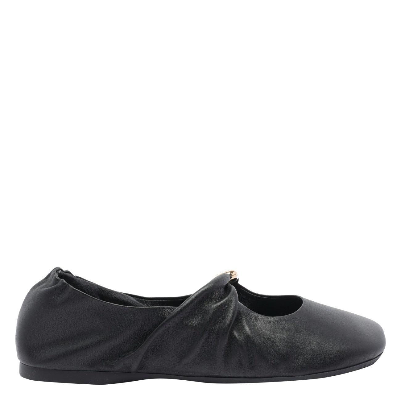 ■ LOEWE ■クリスタル装飾 TOY バレリーナフラット LOEWE Toy crystal-embellished suede ballet flats | NET-A-PORTER