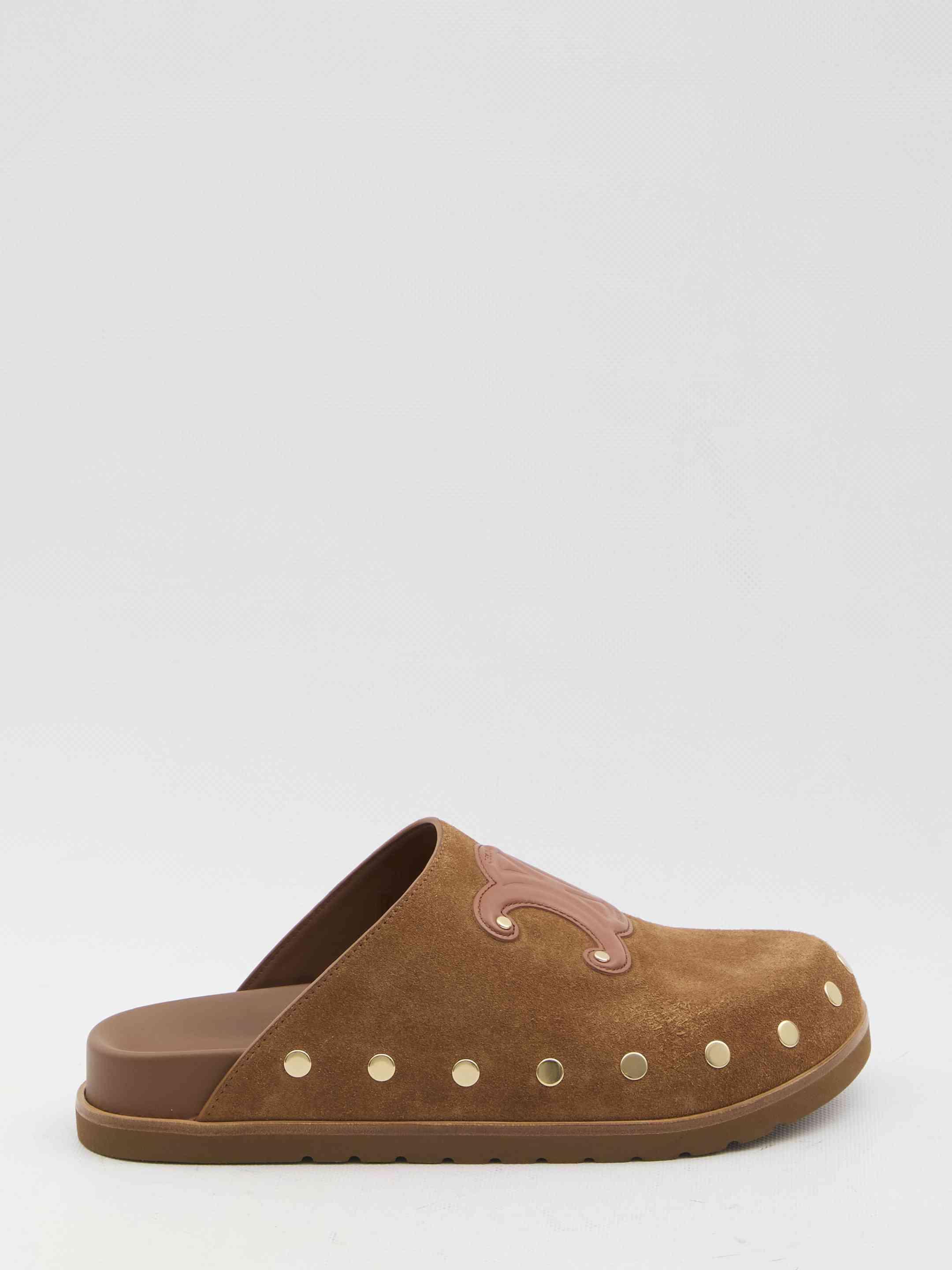 CELINE PITEA CLOG IN Suede Calfskin mule 関税込 スリッパ CELINE PITEA CLOG IN Suede Calfskin mule 関税込 スリッパ