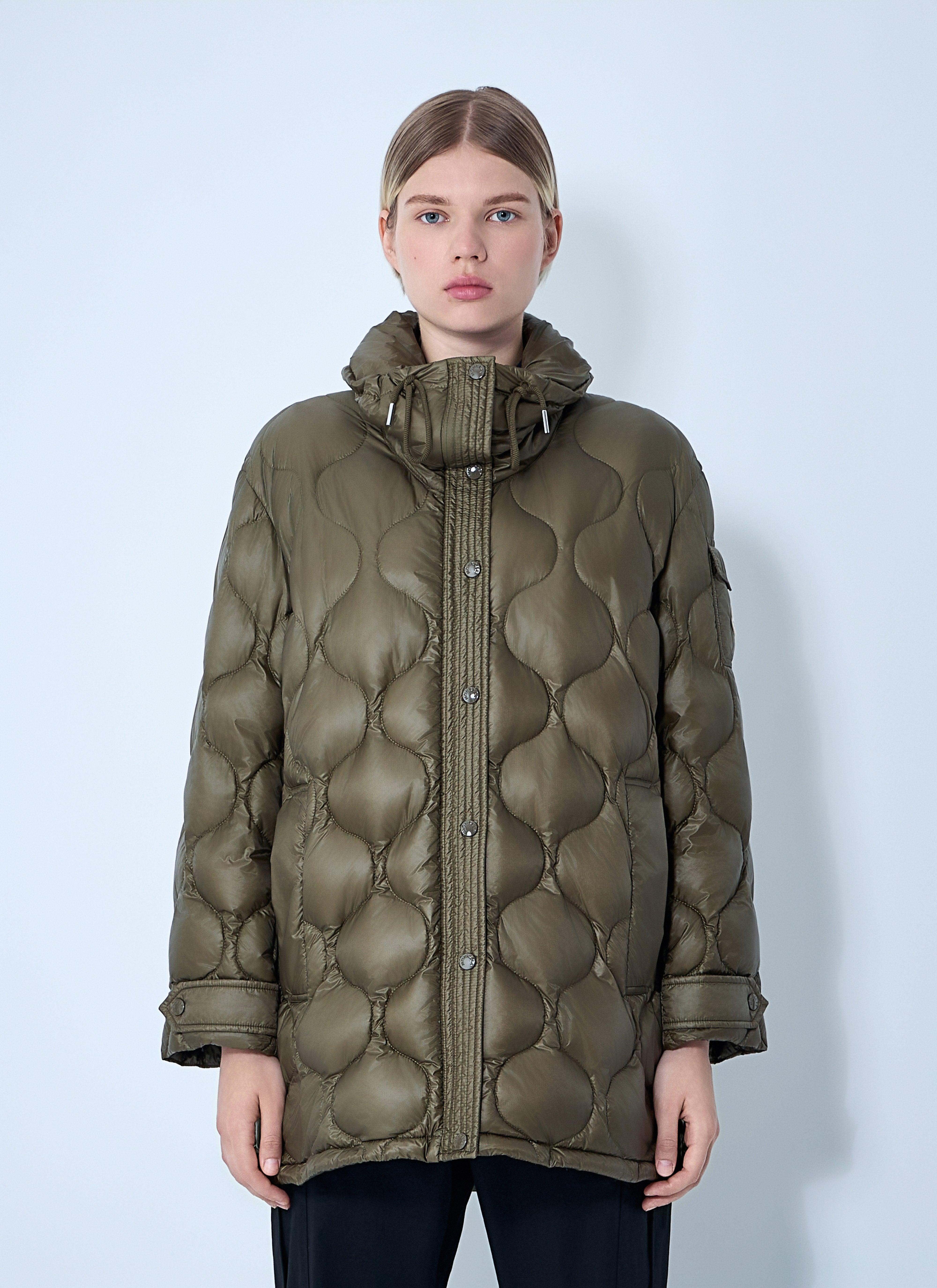 【送料&関税込】Moncler Chitre Quilted Green Jacket Moncler Raffort Down Jacket Lime Green | slamjam | REVERSIBLE