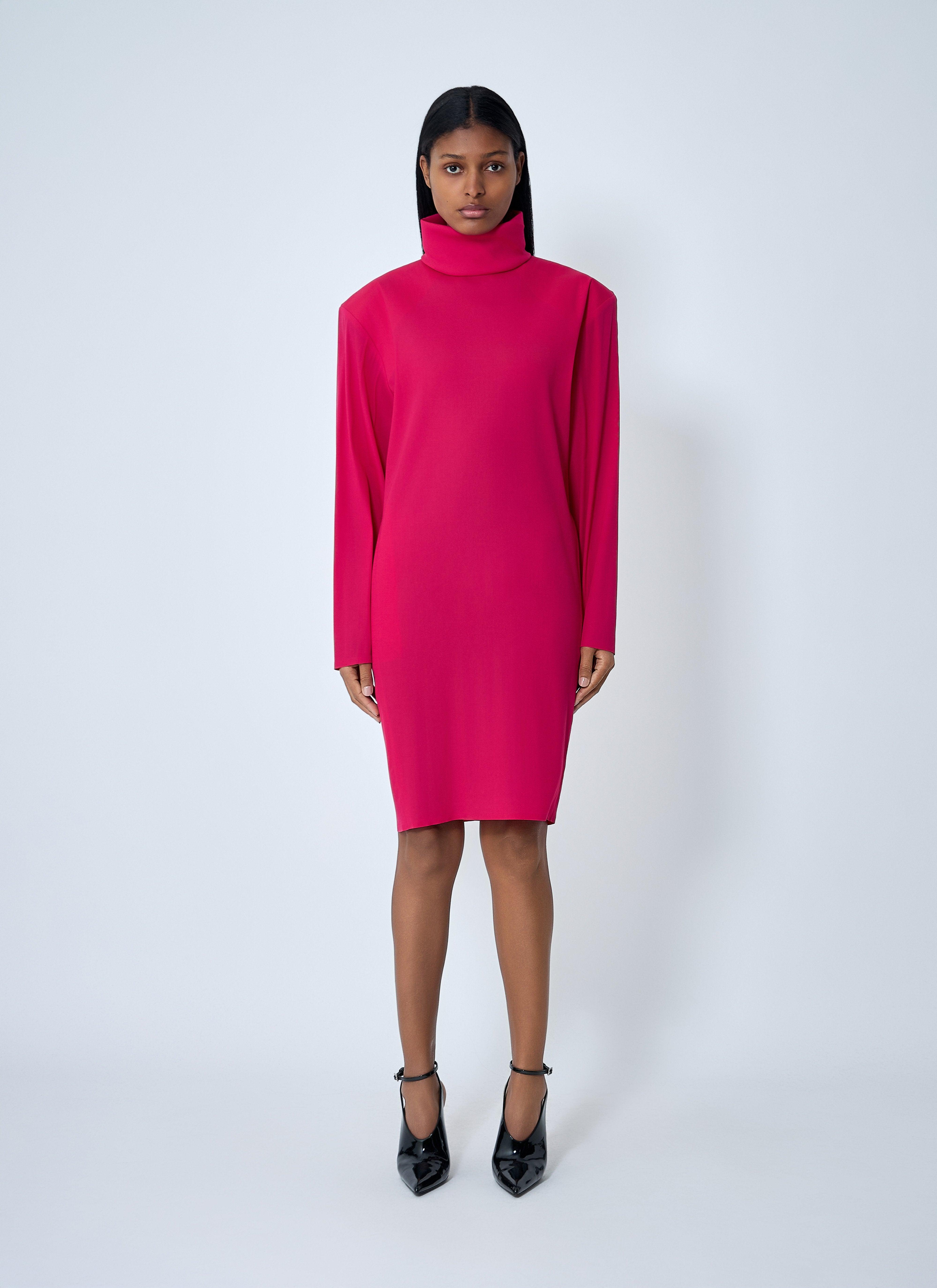 saint laurent pink dress Zoe Kravitz Wears Pink Saint Laurent Dress to 2022 Oscars