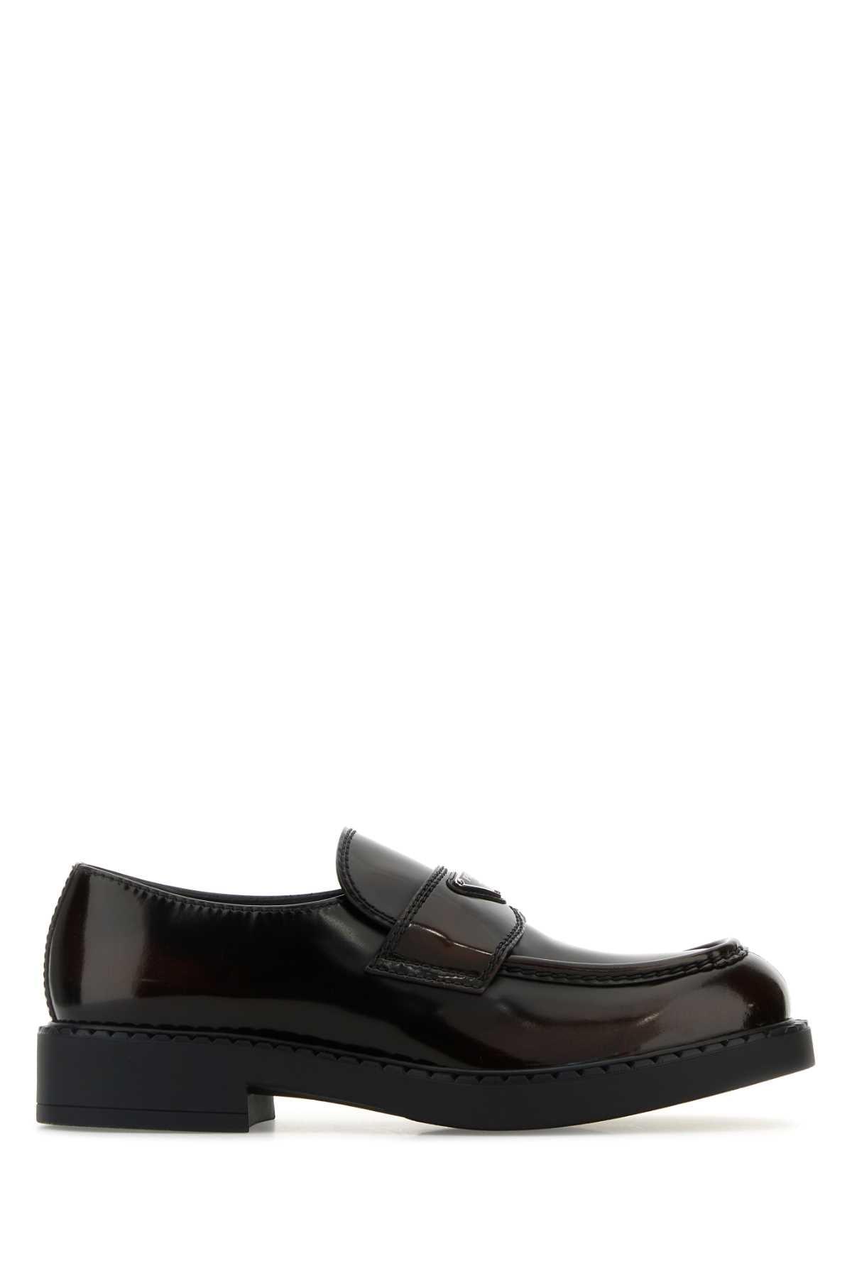 Prada Chocolate Loafers for Men - Up to 34% off | Lyst