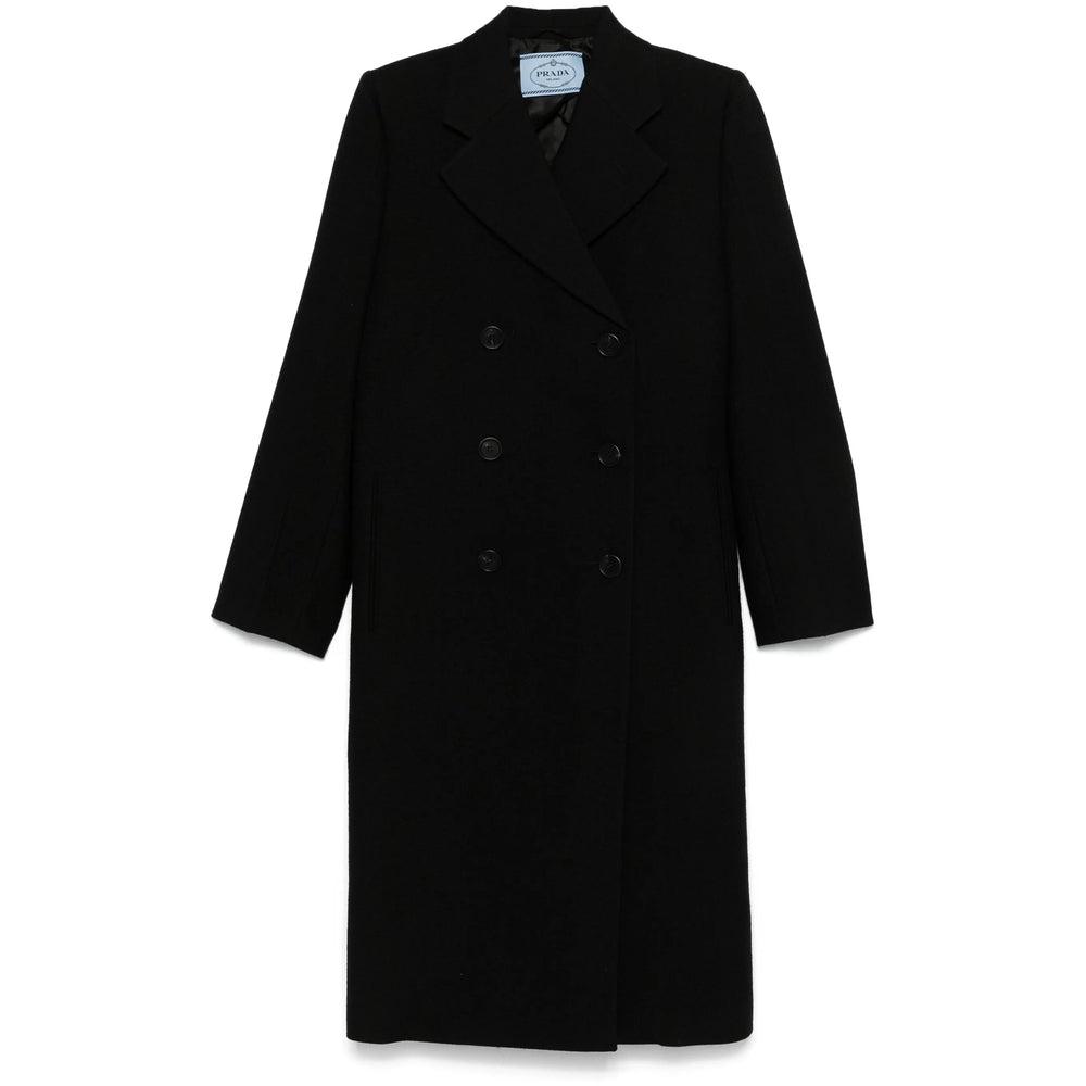 コート Prada Printed Cotton Overcoat Prada Printed cotton single-breasted coat | REVERSIBLE