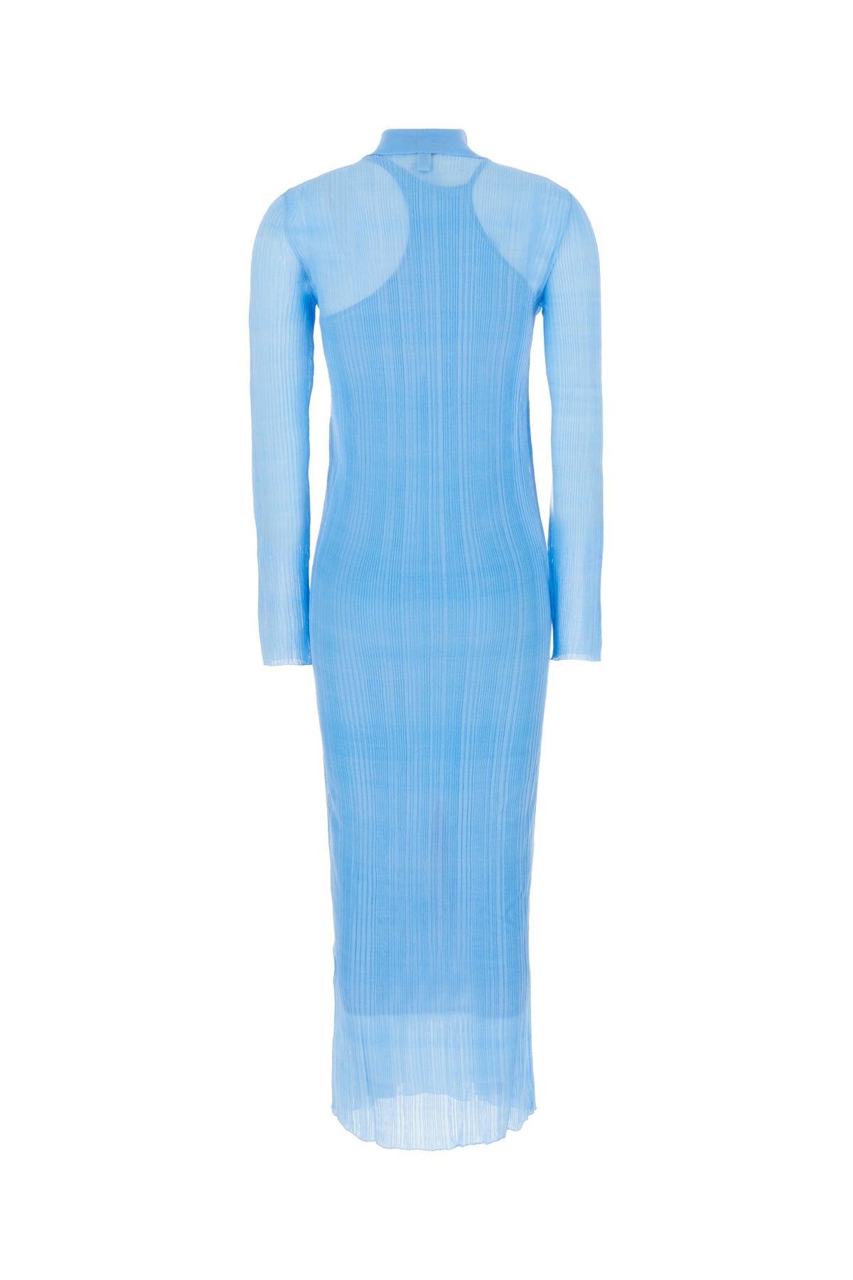 long sleeve blue dress formal A-Line Dark Navy V-Neck Long Sleeves Mother of The Bride Dresses