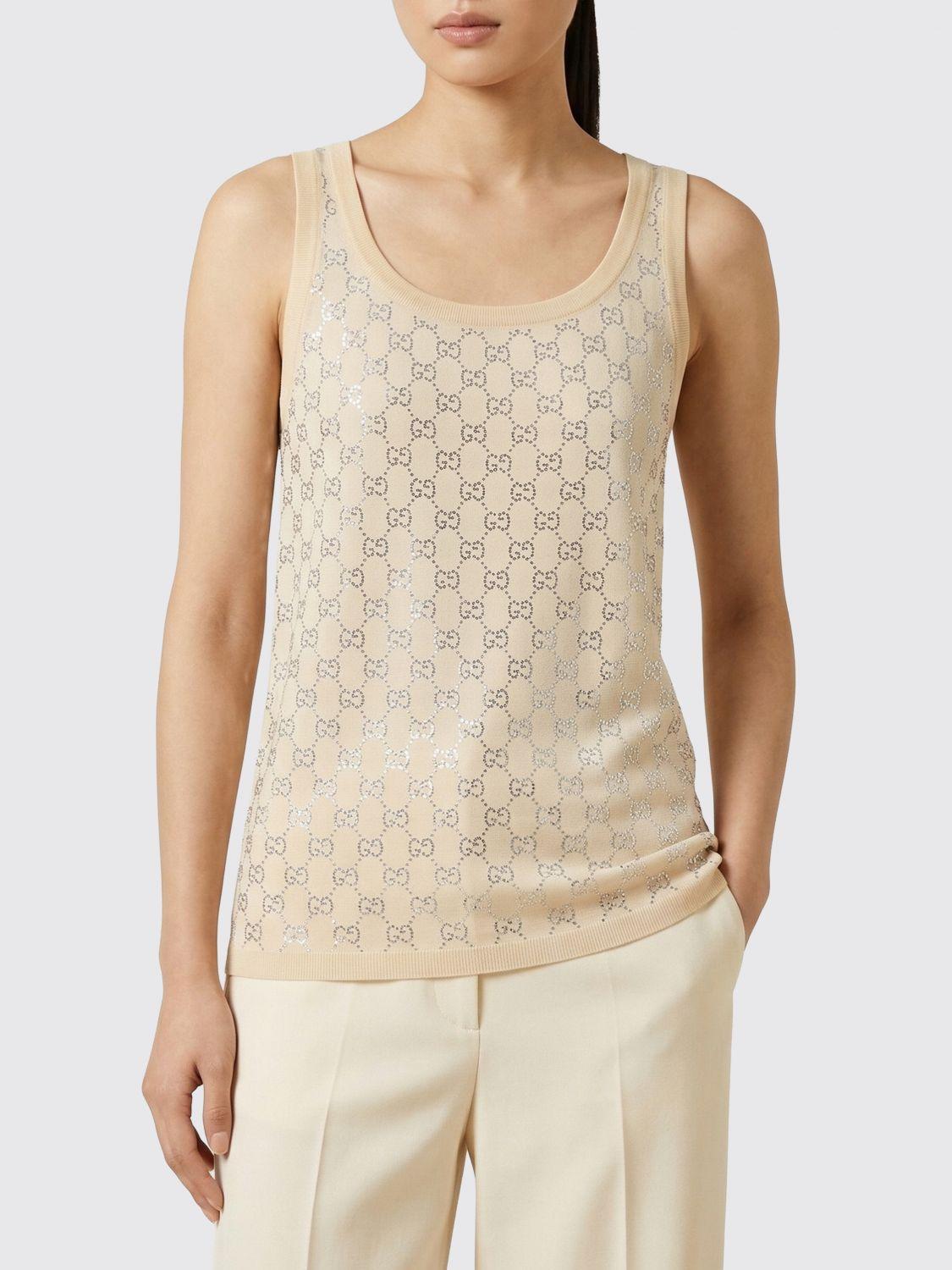 g46 超美品　グッチ　GUCCI　タンクトップ　L GUCCI(グッチ) タンクトップ(レディース) - ブランド通販のBUYMA