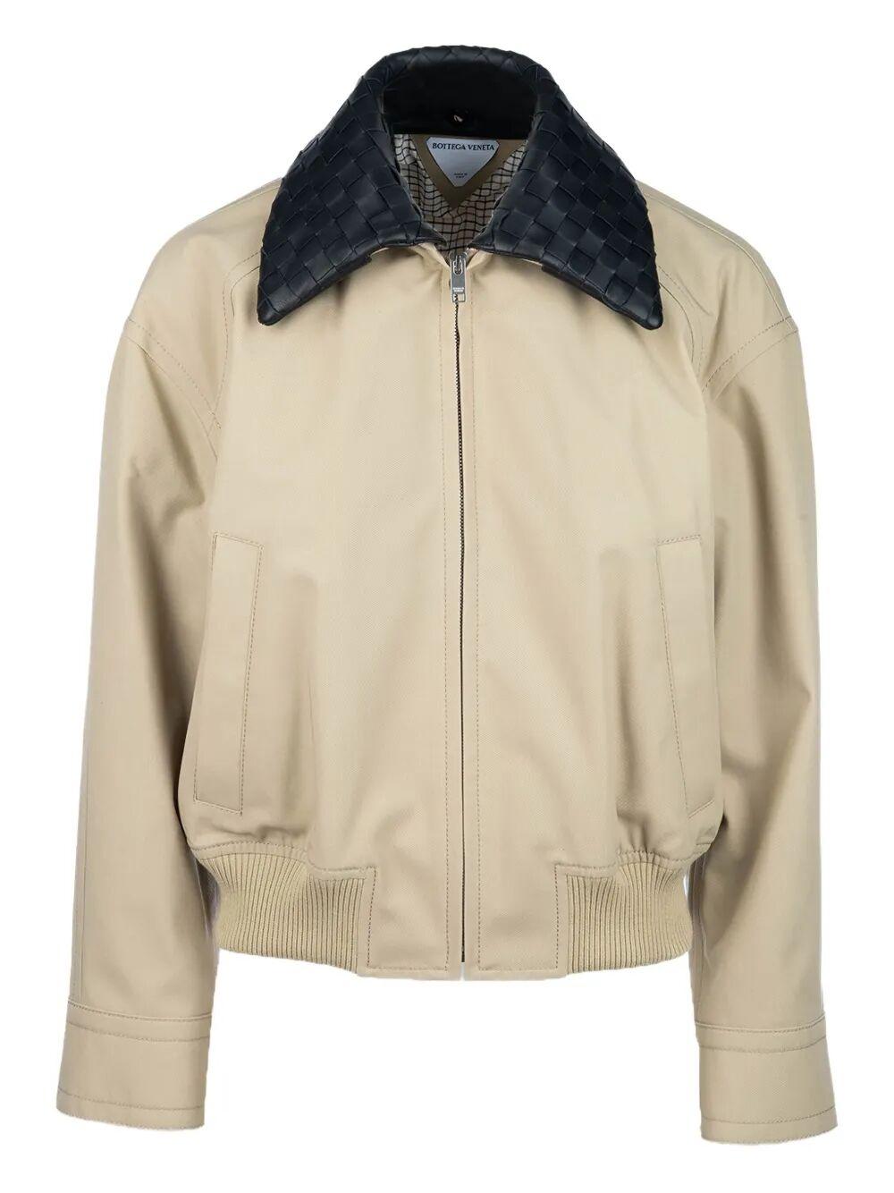 Bottega Veneta Cotton Twill Blouson With Detachable Braided