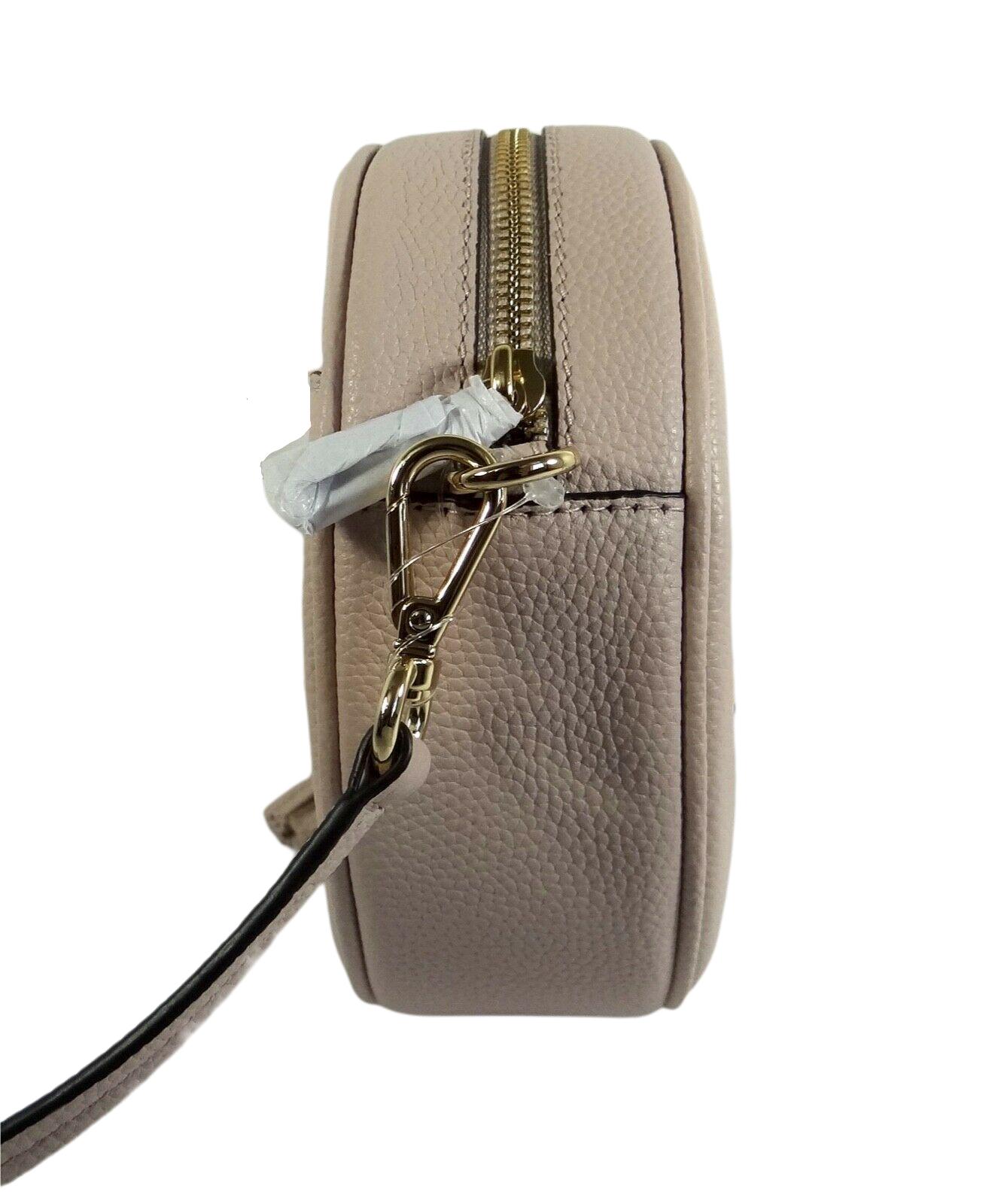 Michael Kors Jet Set Leather Convertible Crossbody Camera Belt Bag Soft Pink