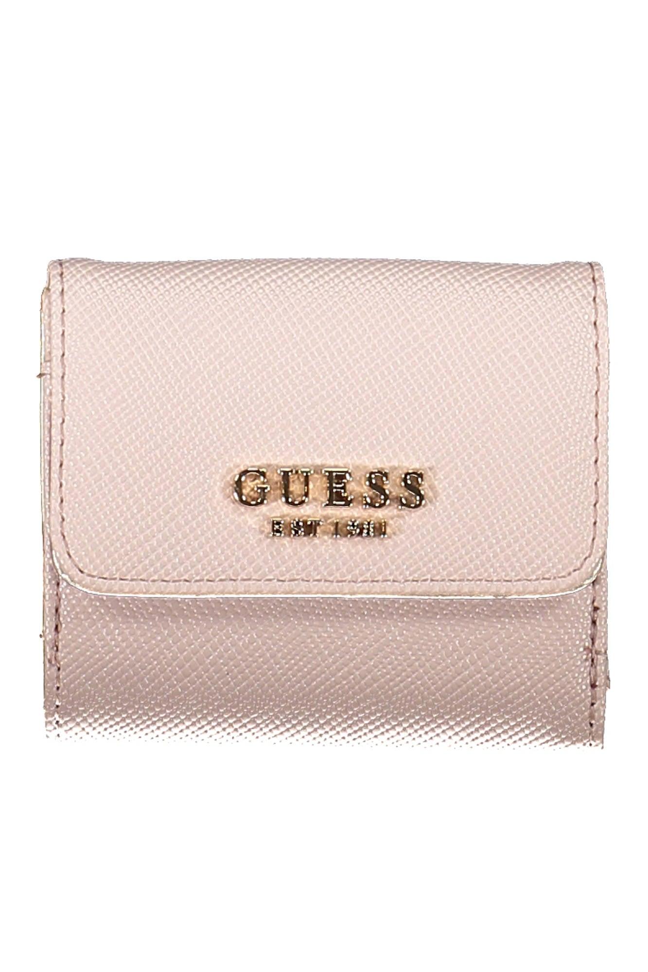 Guess Pink Polyurethane Wallet Lyst