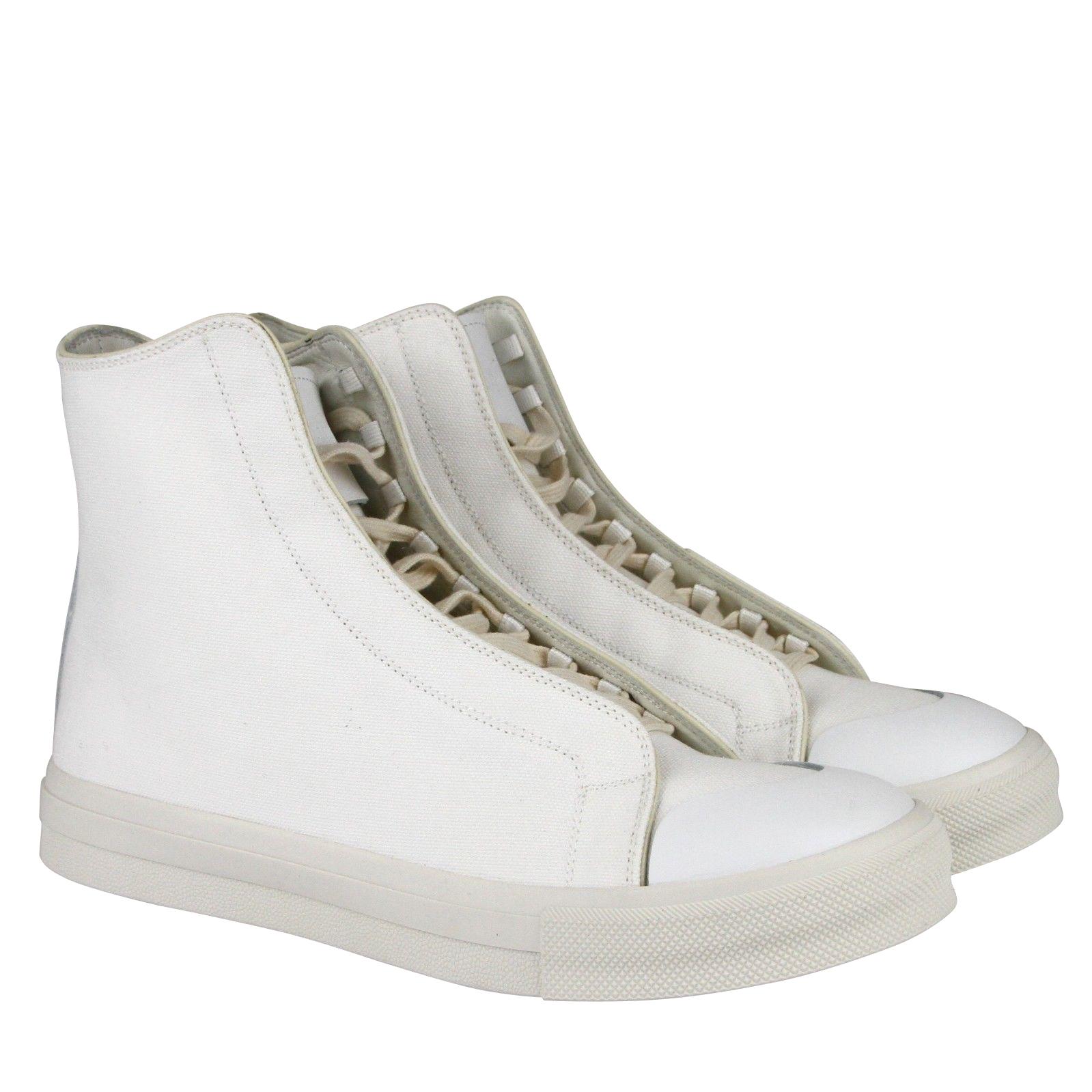 Alexander McQueen Cream High-Top Sneakers Women main image 2